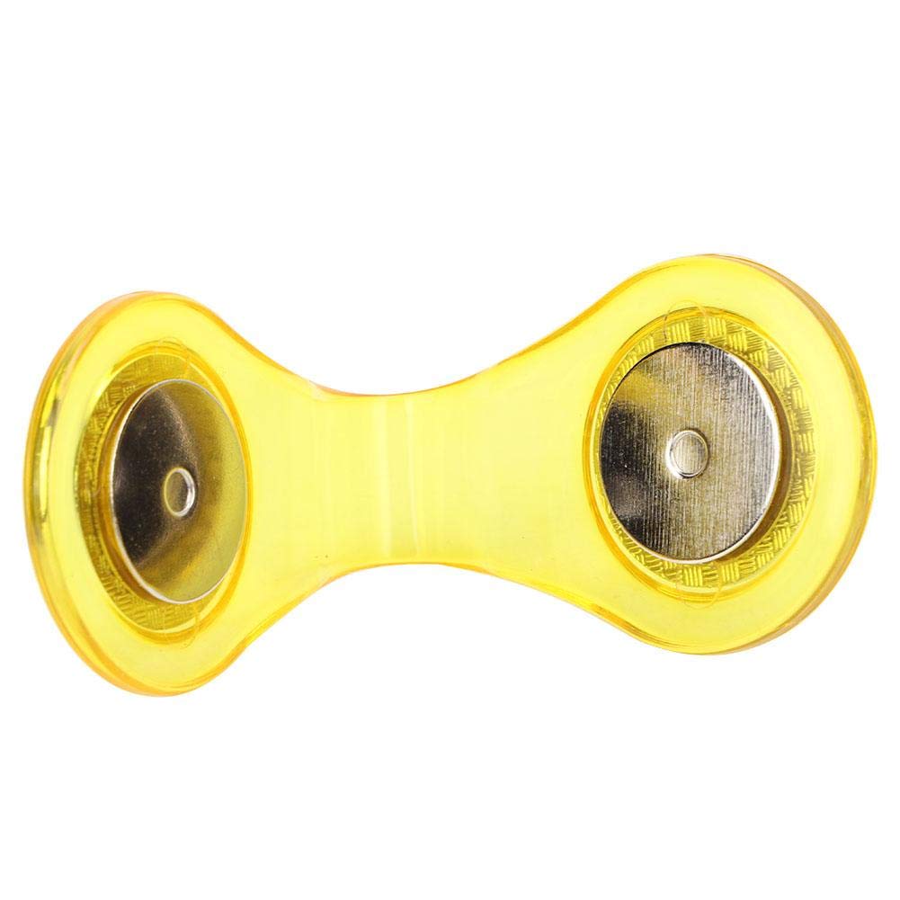 **Premium Stainless Steel Magnetic Golf Ball Marker with Hat Clip - Durable & Stylish Yellow Golf Accessory for Golfers - Perfect for Golf Courses, Tournaments & Casual Play**