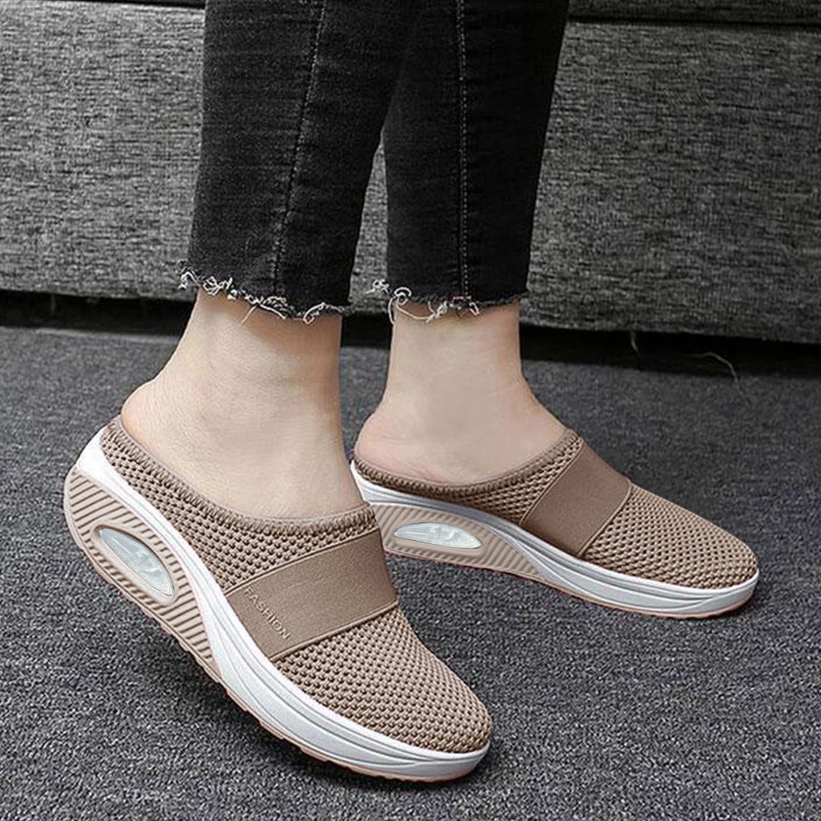 Best Women's Summer Sandals 2024 - Breathable Closed Toe Hollow Out Casual Wedge Sandals | Comfortable Platform Shoes for Walking, Beach & Daily Wear