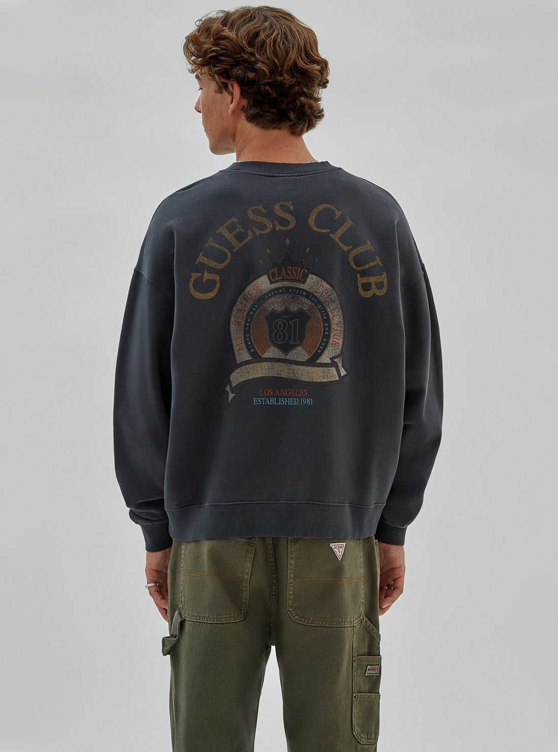 Guess Originals Varsity Jumper for Men & Women - Classic Retro Letterman Sweater for Casual Wear, College Style, and Street Fashion