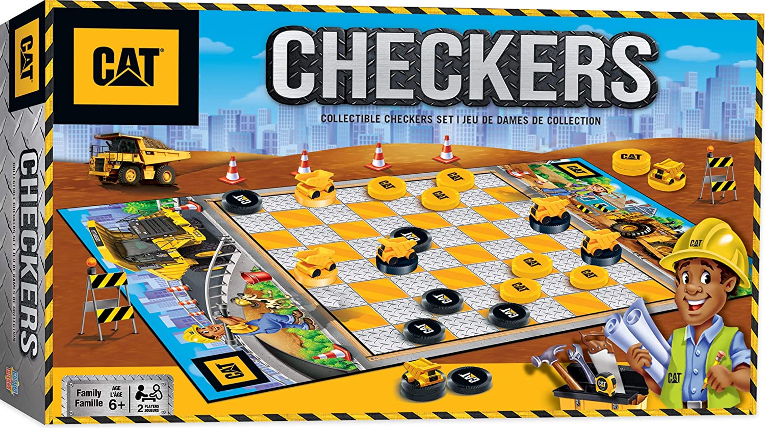 Original Title: Caterpillar Checkers   Optimized Title: Caterpillar Checkers Board Game for Kids & Adults - Fun Family Strategy Game for Indoor & Outdoor Play