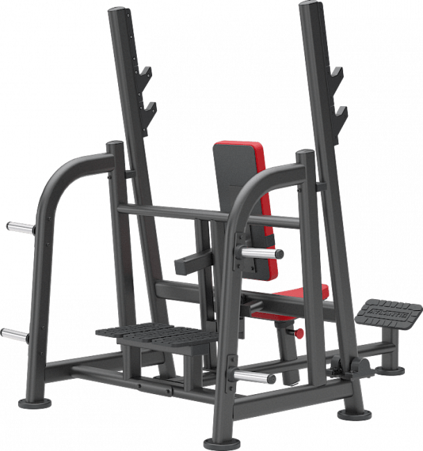 ATLANTIS Adjustable Shoulder Press Machine with Pivot for Home Gym & Strength Training - Perfect for Shoulder Workouts and Upper Body Fitness