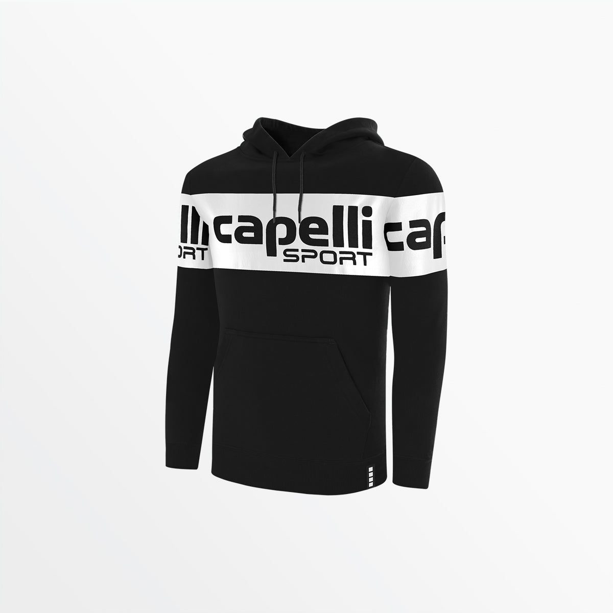 Men's Logo Stripe Fleece Pullover Hoodie - Warm & Stylish Winter Sweatshirt for Casual Wear & Outdoor Activities
