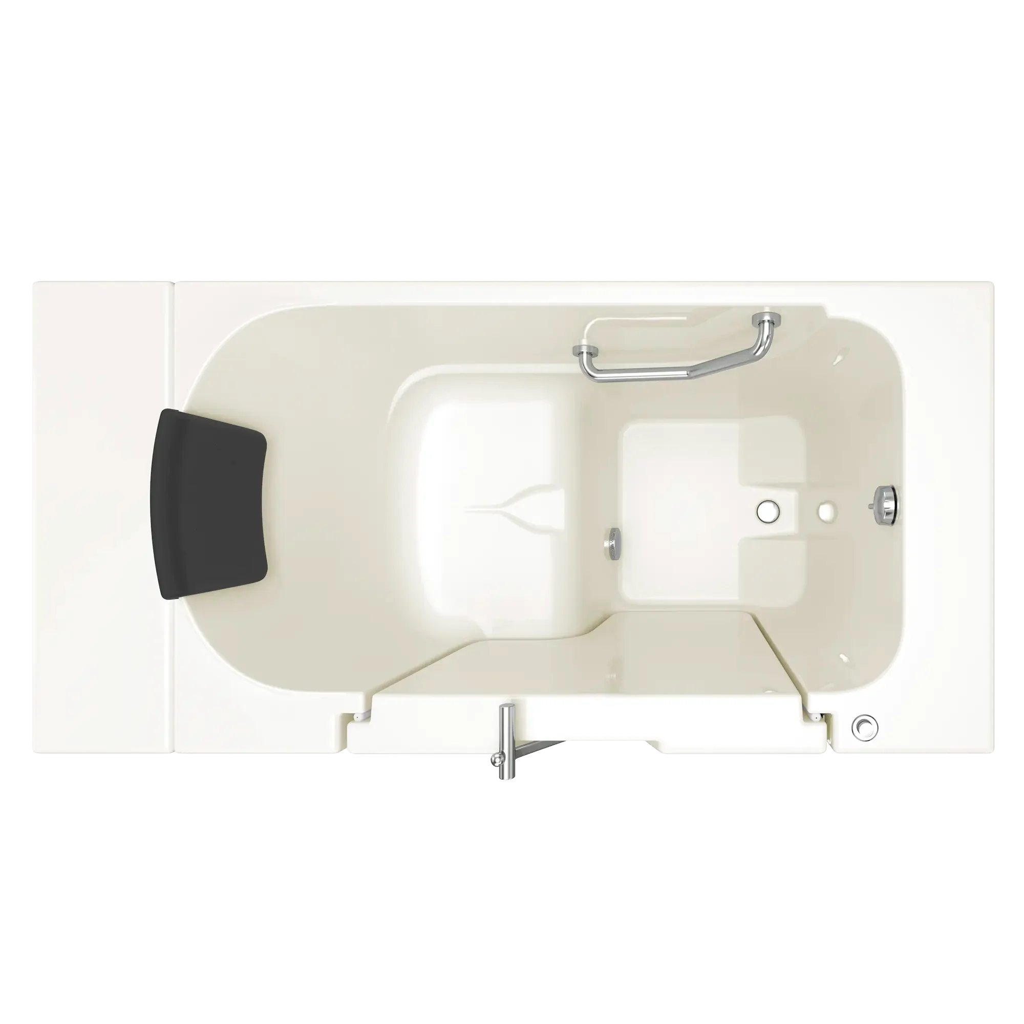 Premium 30 x 52 Inch Gelcoat Walk-In Bathtub with Soaker System - Right Hand Drain - Ideal for Elderly & Mobility Needs, Spa-Like Relaxation at Home