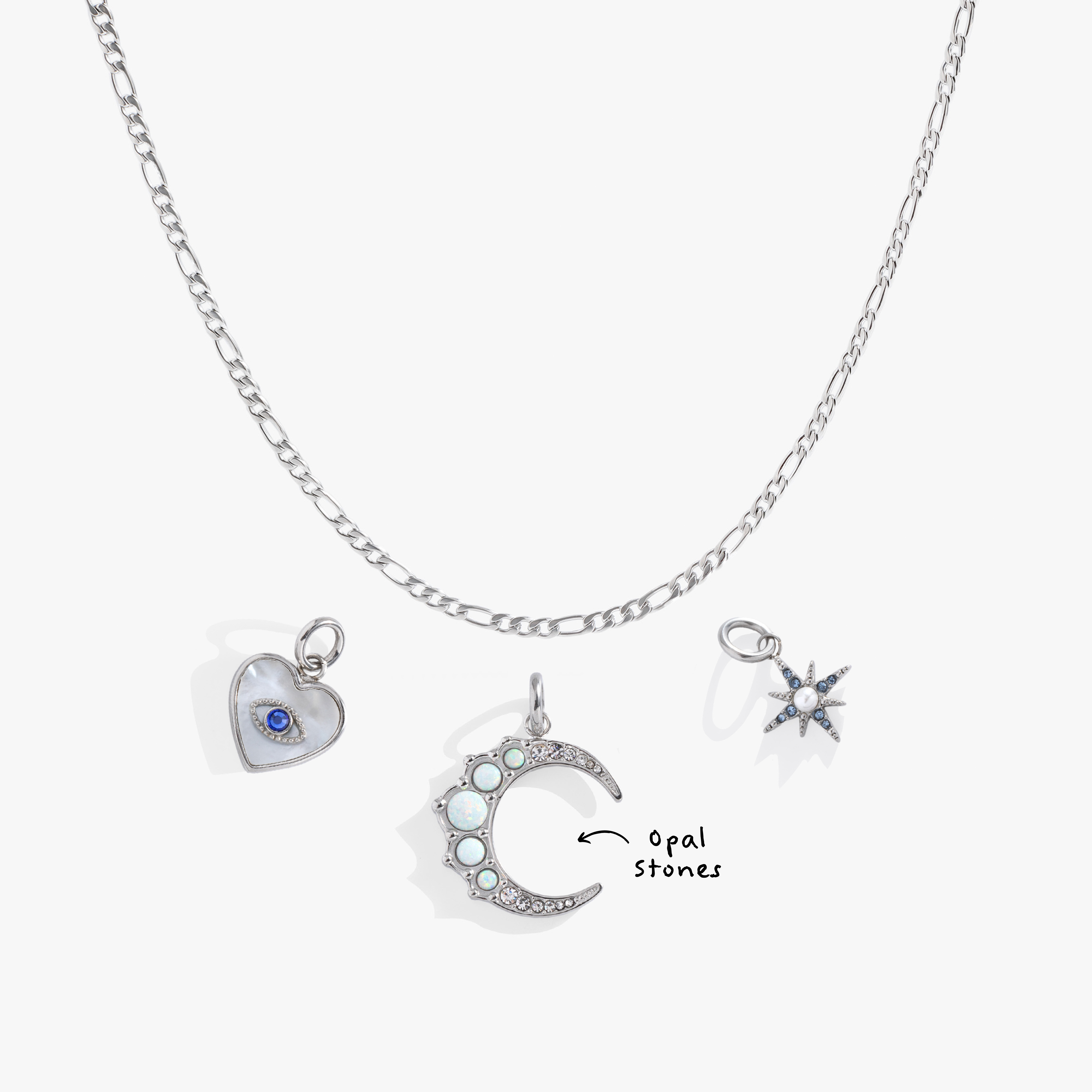 Cosmic Shield Necklace Charm Bundle - Protection Pendant for Women & Men - Spiritual Jewelry Gift for Healing & Positive Energy - Perfect for Meditation, Yoga & Everyday Wear