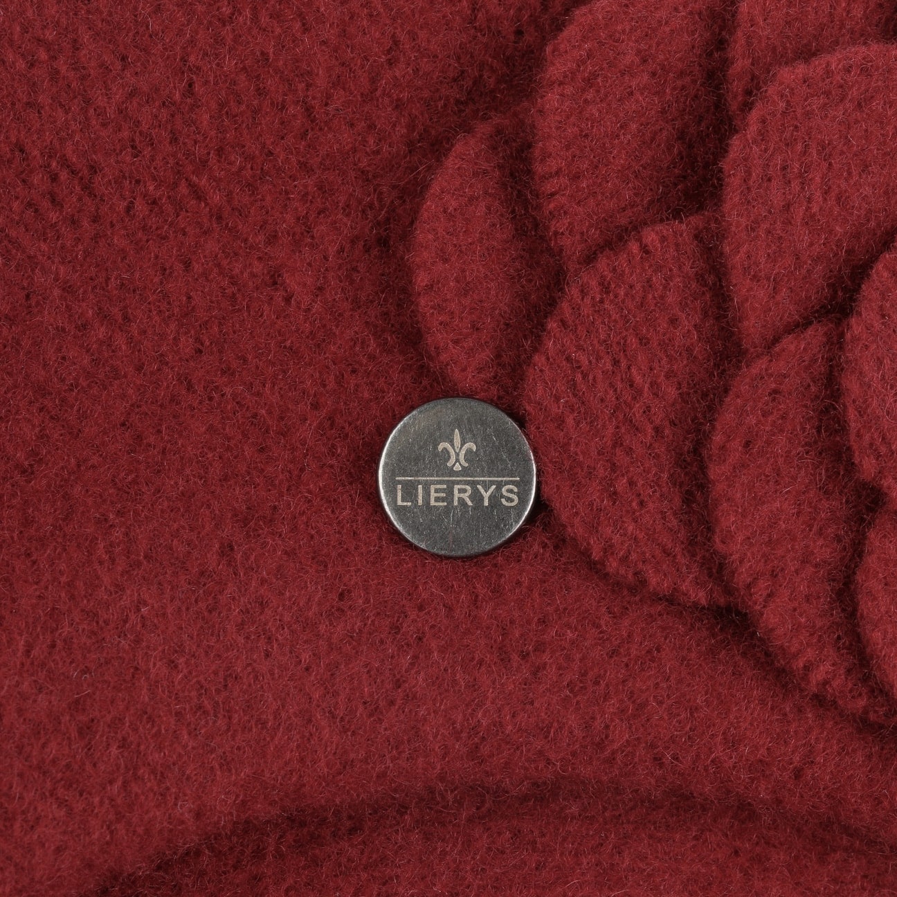 Lierys Agris Flower Wool Basque Beret - Classic French Style Winter Hat for Women, Perfect for Outdoor Activities, Travel & Fashion Accessories