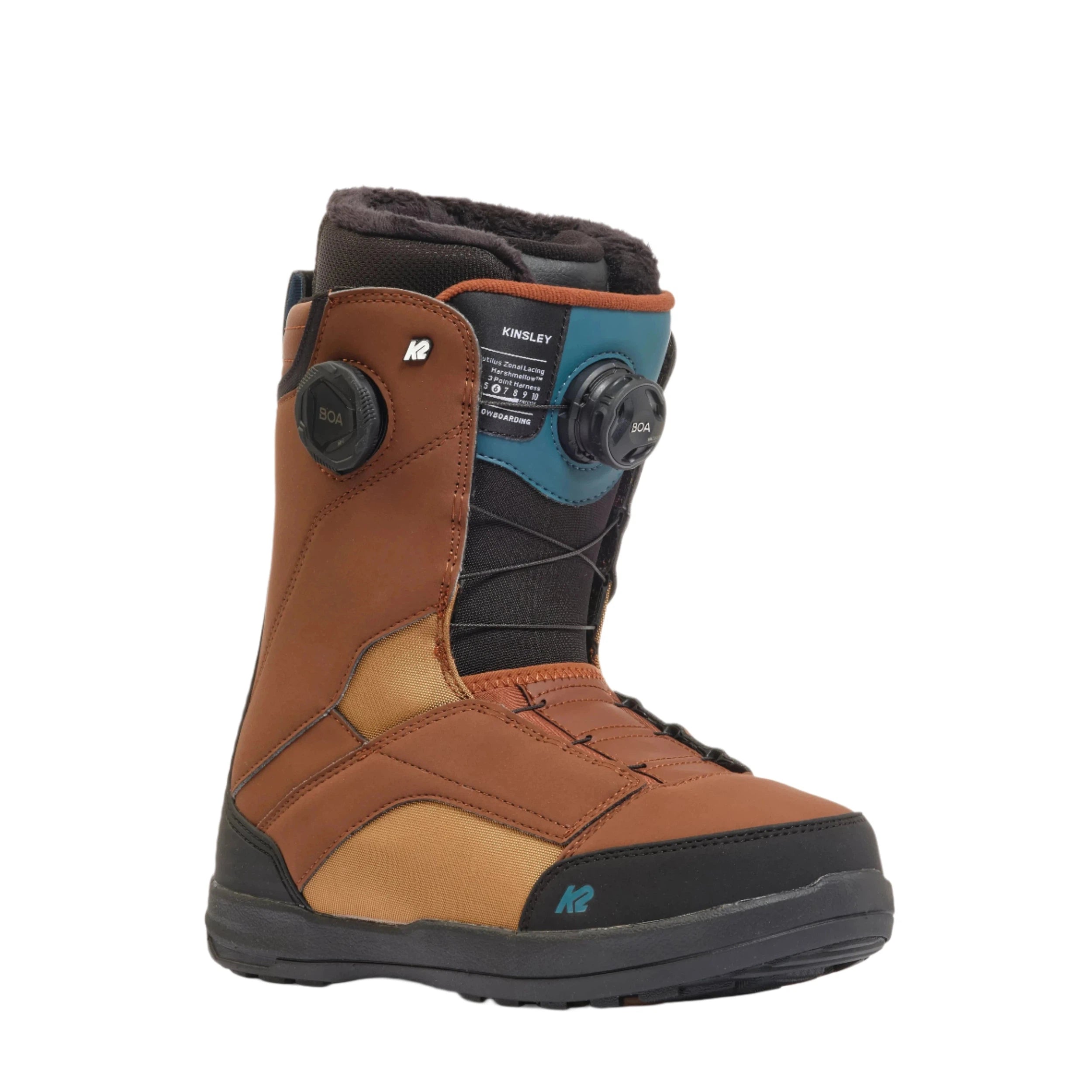 K2 Kinsley Women's Snowboard Boots 2025 - Waterproof, Comfortable & Durable for All-Mountain Riding & Freestyle Snowboarding