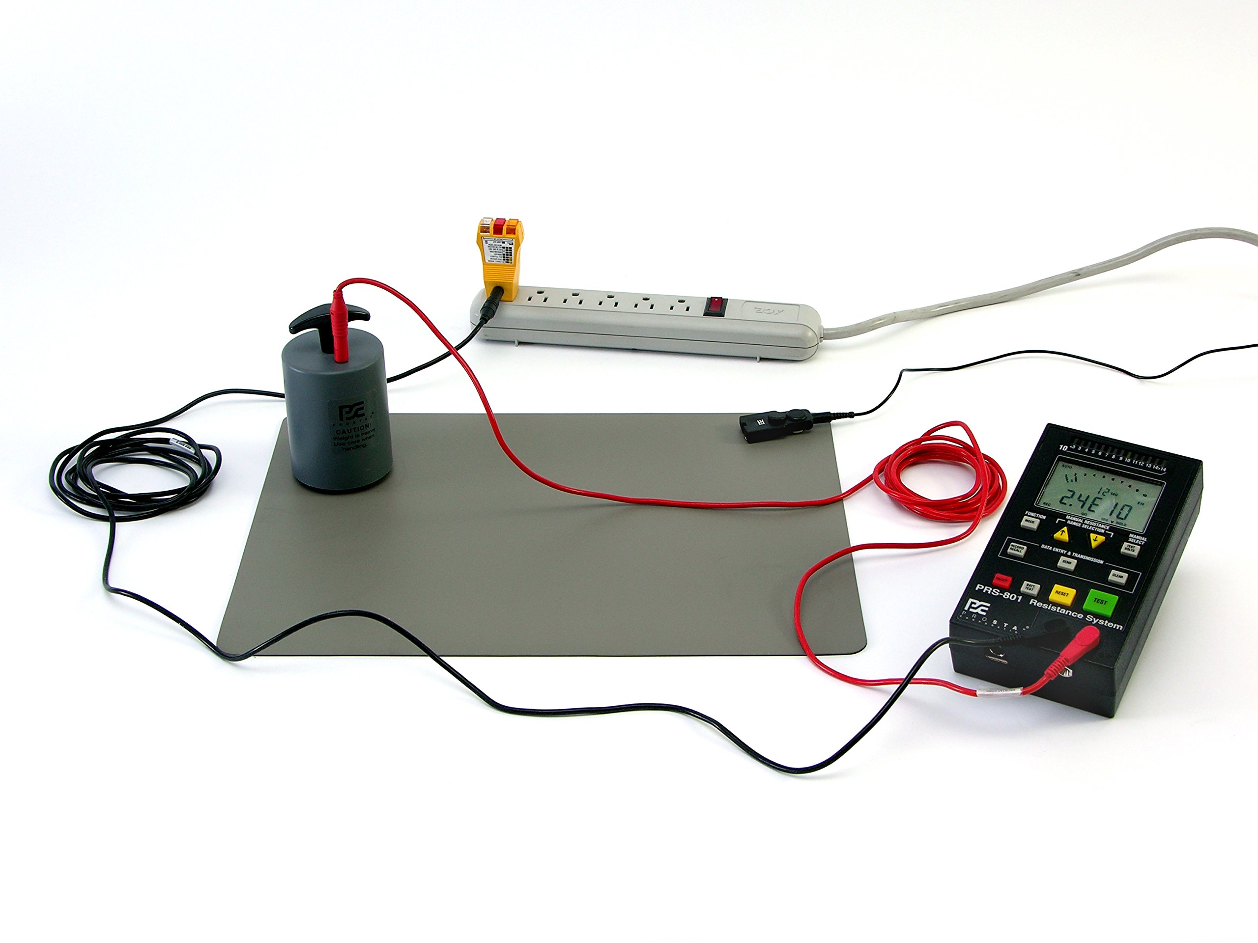 PRS-801-W Conductive Surface Resistance Electrode - 1 Weight for ESD Testing, Anti-Static Flooring, and Industrial Safety Applications