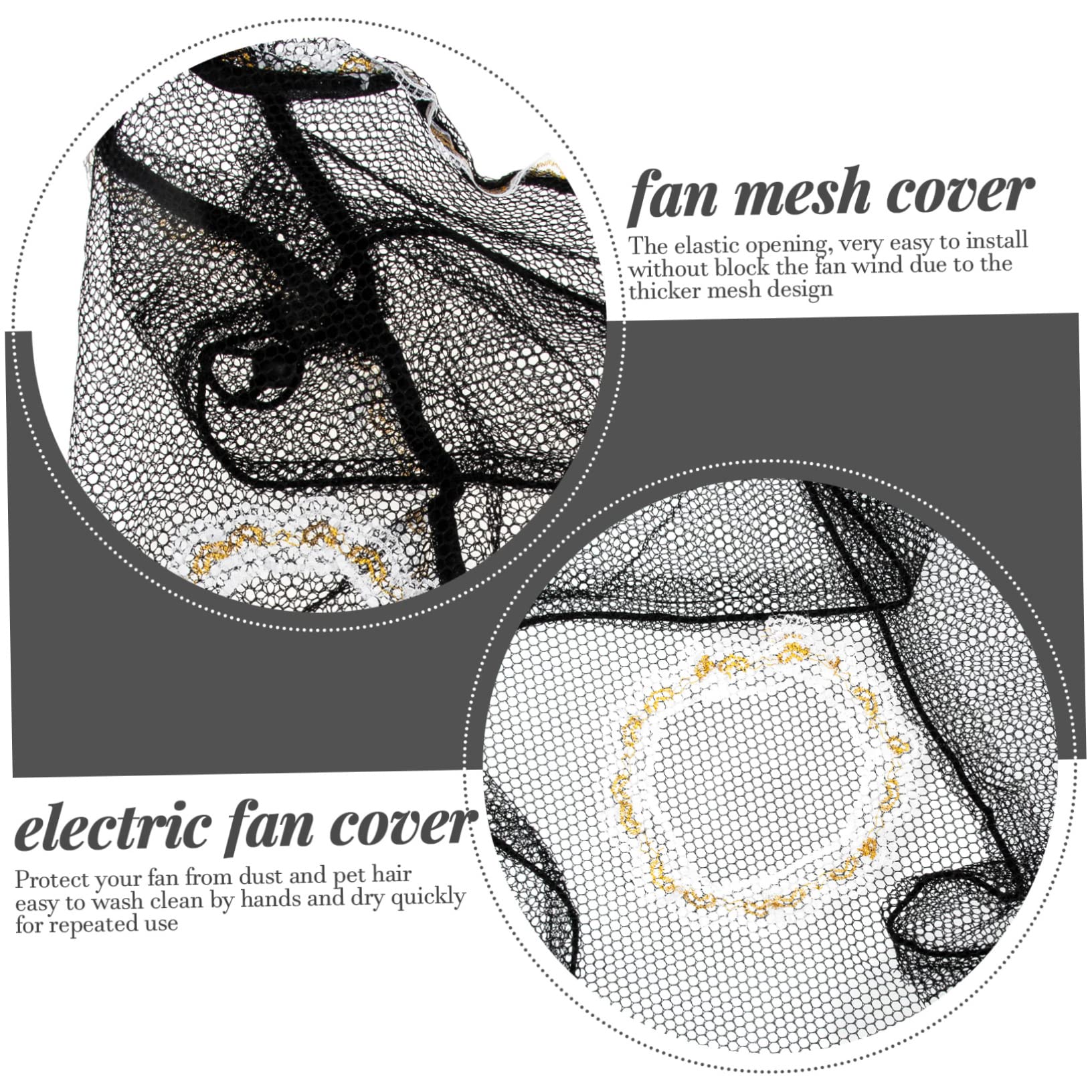 4-Pack 12 Inch White Fan Cover for Wall, Desktop & Box Fans - Safety Fan Guard Net for Kids & Pets, Grip-Proof Protection Bracket - Perfect for Home, Office, Nursery & Pet Areas