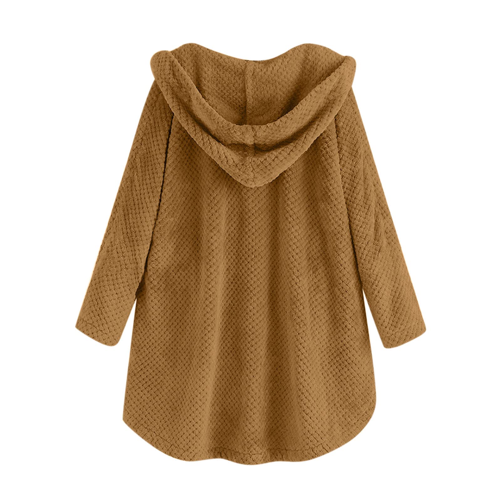 Women's Long Sleeve Plush Leather Jacket with Hood - Solid Color Casual Coat for Winter Fashion | Perfect for Outdoor Activities, Daily Wear & Street Style