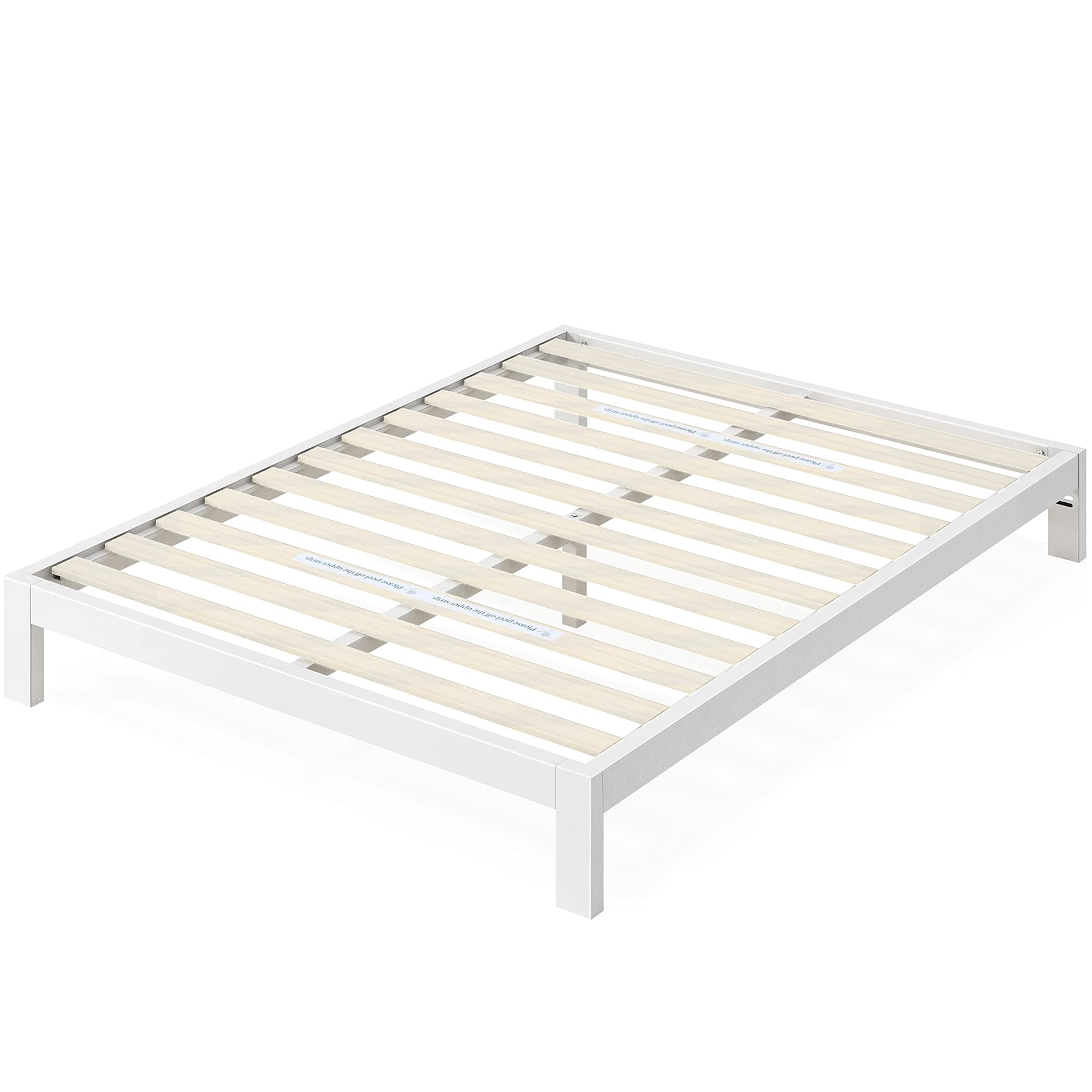 ZINUS White Full Metal Platform Bed Frame - Easy Assembly for Bedroom