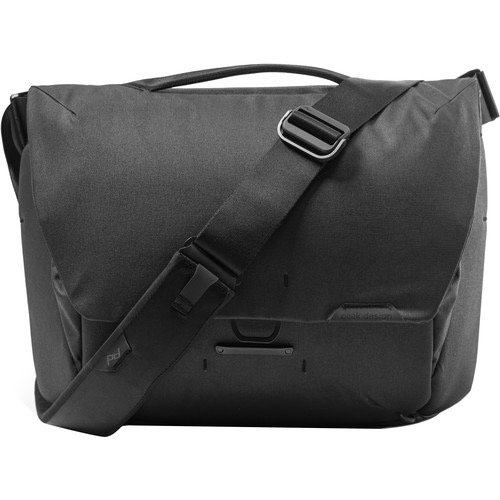 Peak Design Everyday Messenger V2 13L Camera Bag - Waterproof & Durable Shoulder Bag for Photographers, Commuters & Travel - Black (Perfect for DSLR, Laptop & Daily Essentials)