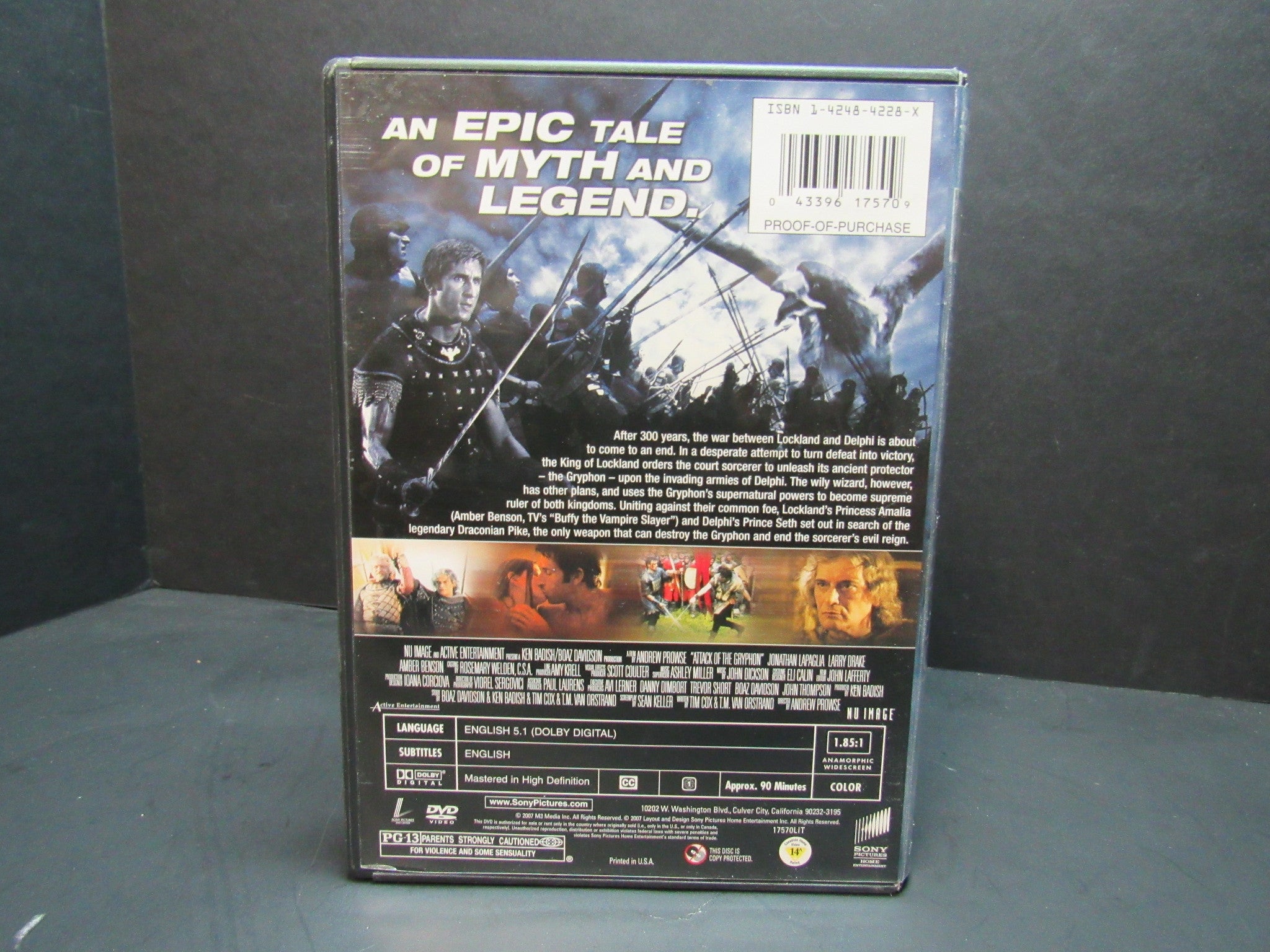 Attack of the Gryphon (2007) DVD - Jonathan LaPaglia, Larry Drake, Amber Benson - Fantasy Action Movie for Home Theater & Movie Night Entertainment