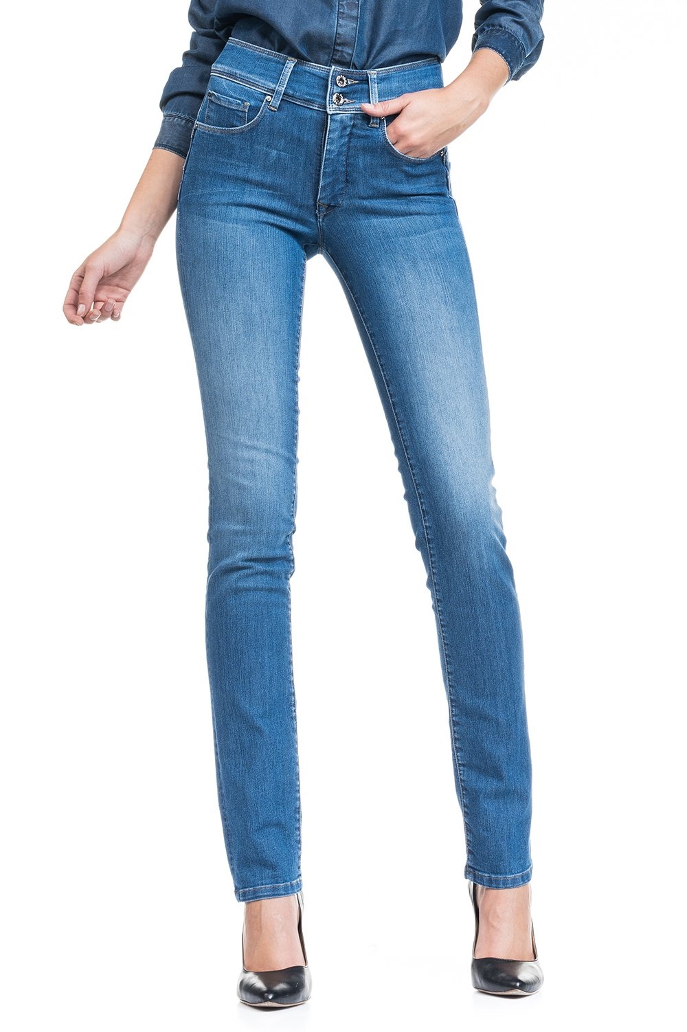 Slim Soft Touch Secret Push Up Jeans for Women - Comfortable & Flattering High Waist Denim Pants for Everyday Wear, Date Night & Casual Outings