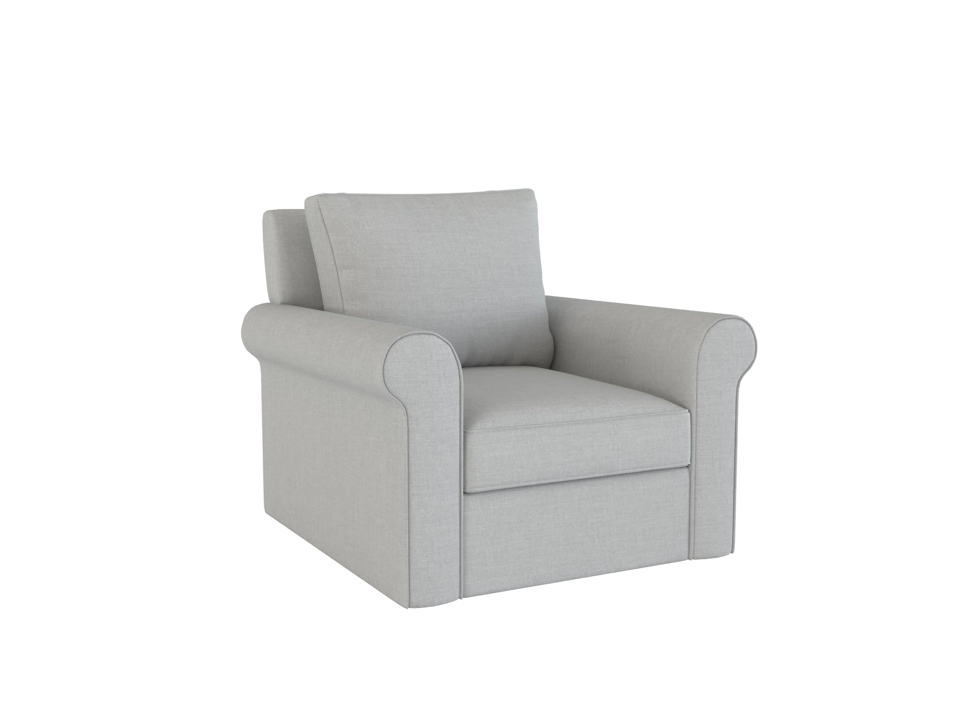 PB Cameron Roll Arm Chair Slipcover 39