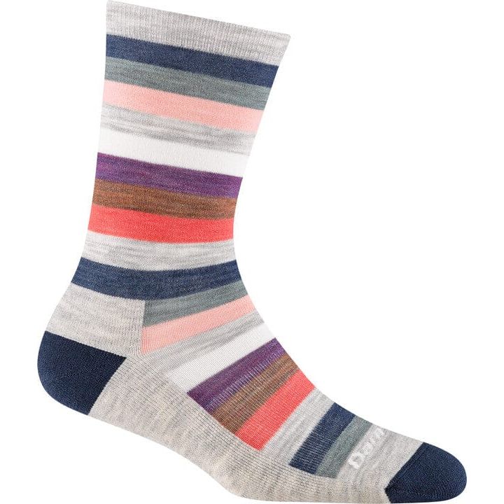Darn Tough Women's Mystic Stripe Crew Lightweight Lifestyle Socks - Comfortable Hiking, Running & Everyday Wear for Outdoor & Casual Use