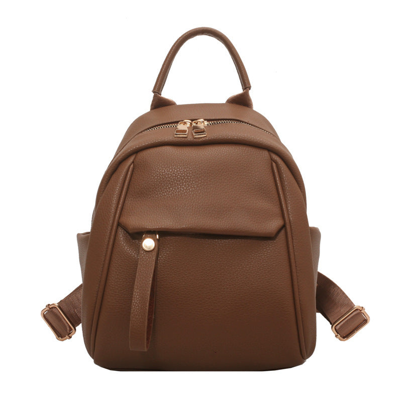 Vegan Leather Backpack for Women - Soft Lightweight Small Backpack Purse - Perfect for Travel, Work & School
