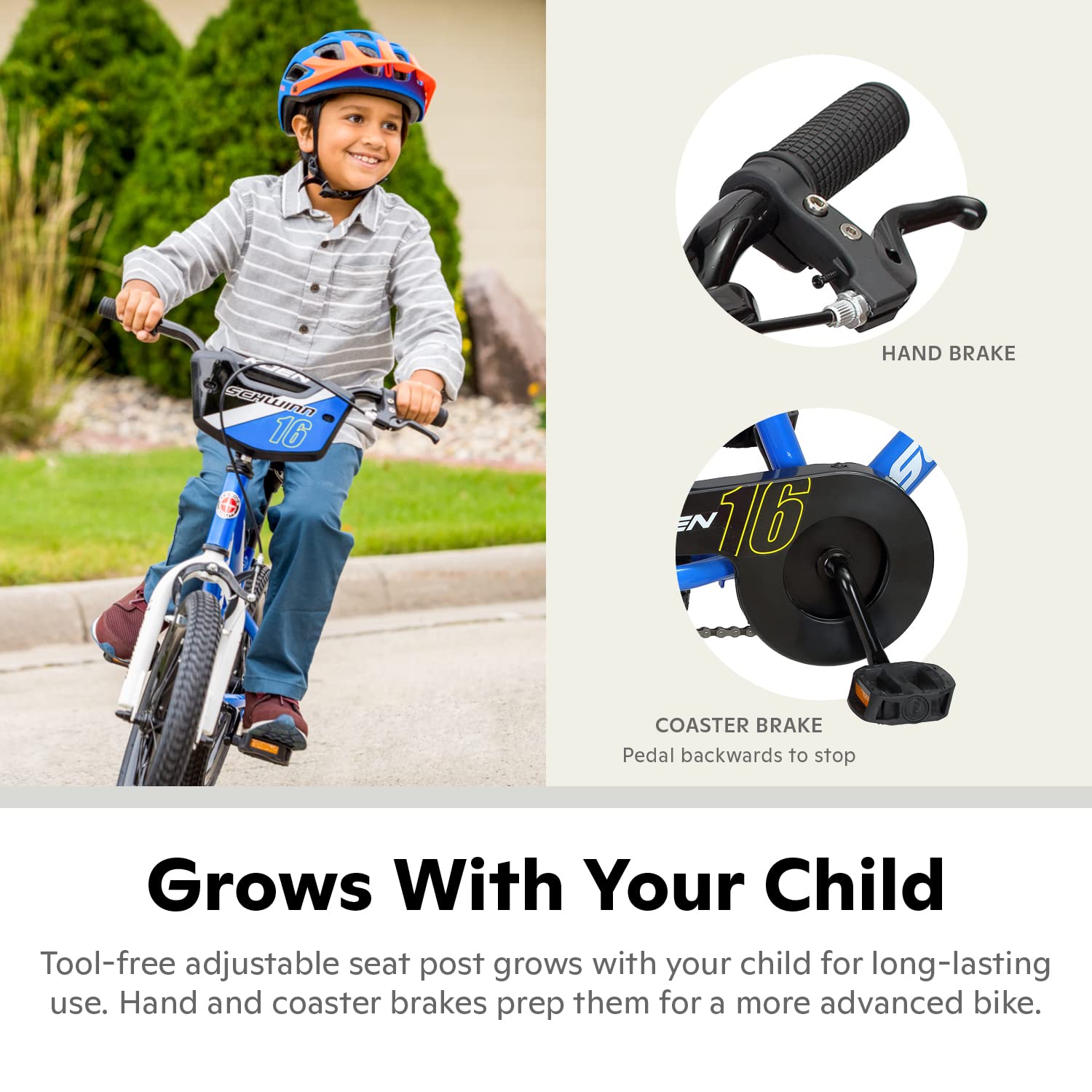 Schwinn Koen & Elm BMX Style Kids Bike for Boys and Girls - 12 to 18 Inch Wheels with Training Wheels - Includes Basket or Number Plate - Ideal for Ages 2-9 Years (28-52