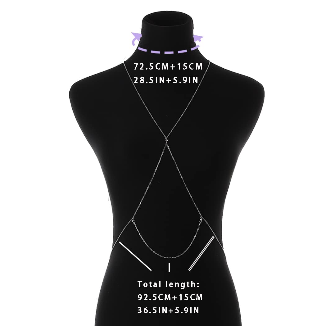 Layered Star Tassel Body Chain - Sexy Bikini Waist Jewelry, Belly Chains & Beach Body Necklace for Women | Perfect for Pool Parties, Music Festivals & Summer Vacations