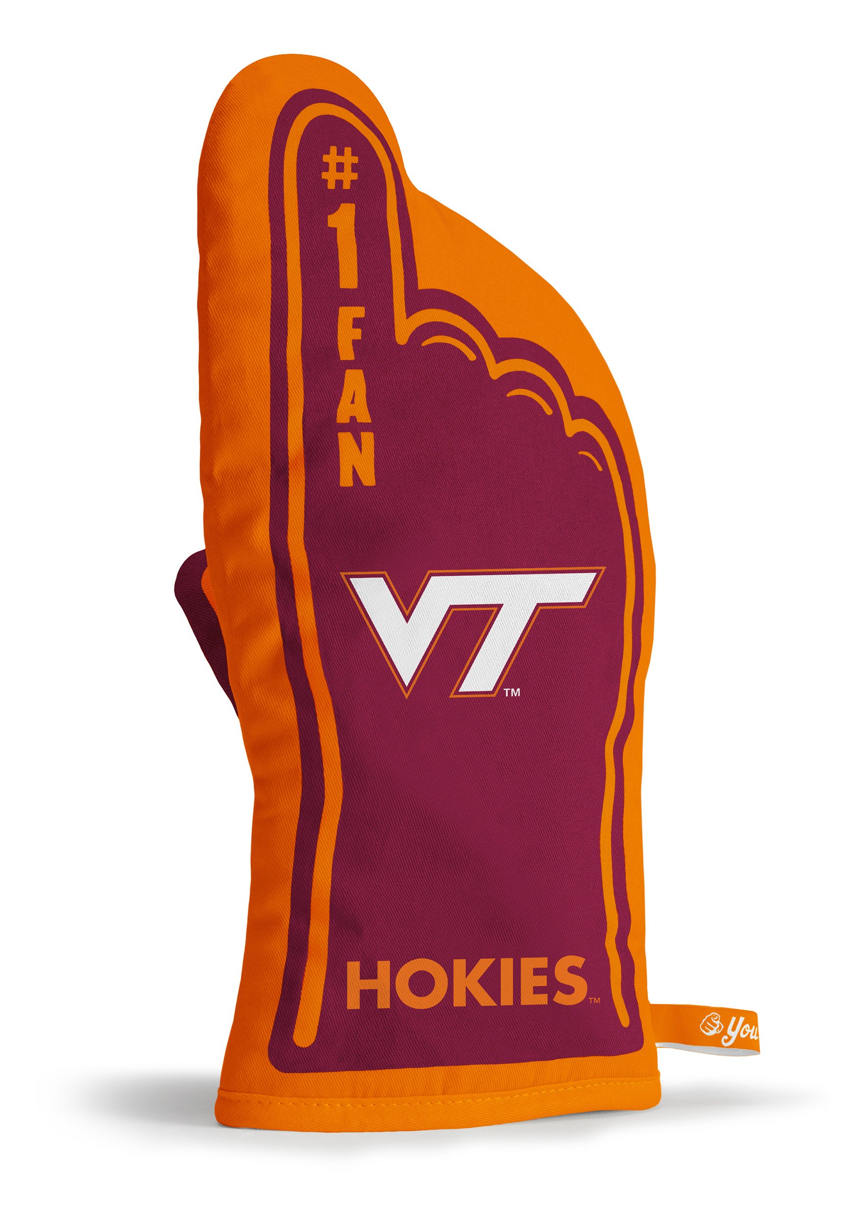 YouTheFan NCAA #1 Oven Mitt - Heat Resistant Kitchen Glove for Baking, Grilling & Cooking - Perfect for College Sports Fans & Home Chefs