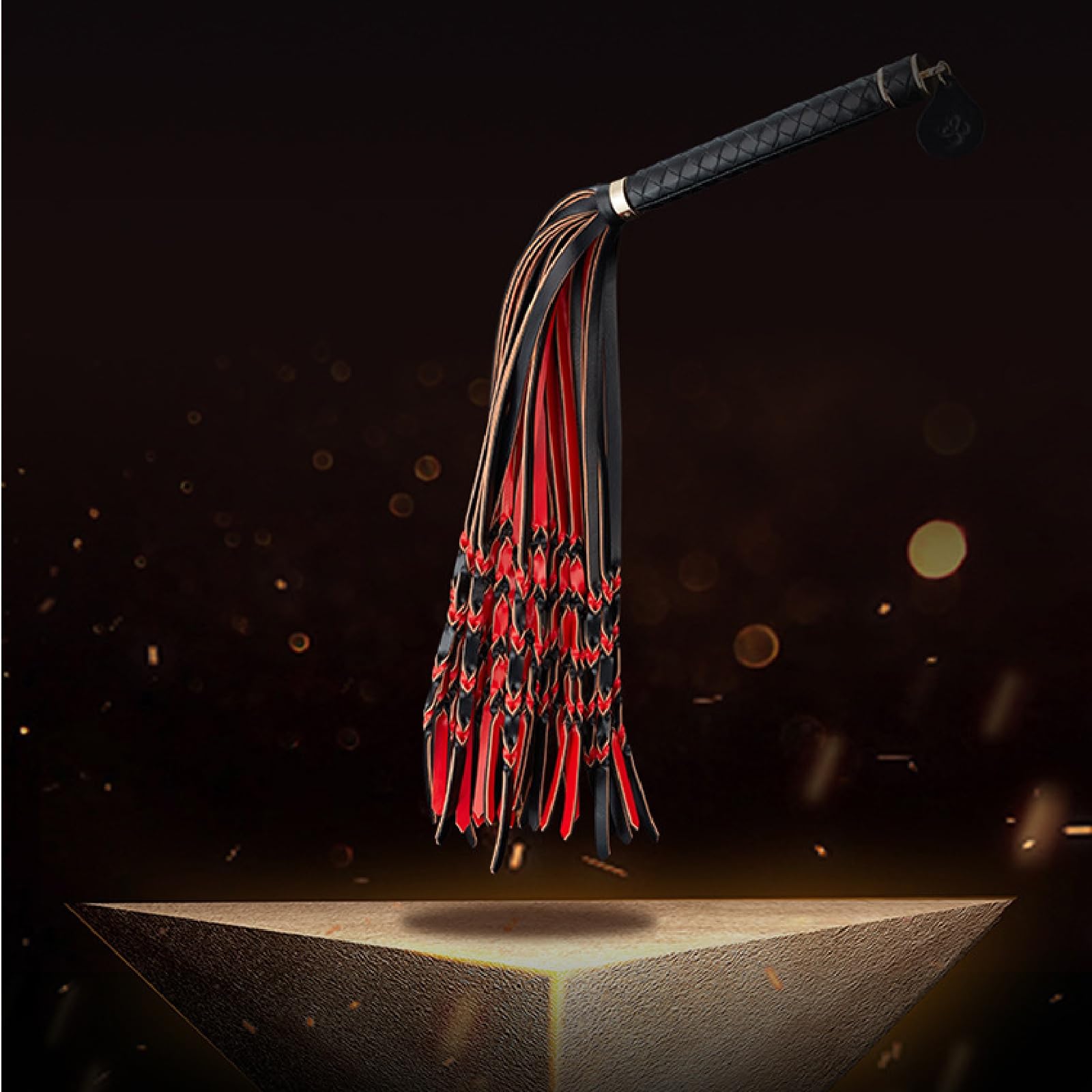 Premium BDSM Whip for Sensual Play - Leather Bondage Toy for Couples & Dominance - Perfect for Spanking, Roleplay & BDSM Scenes
