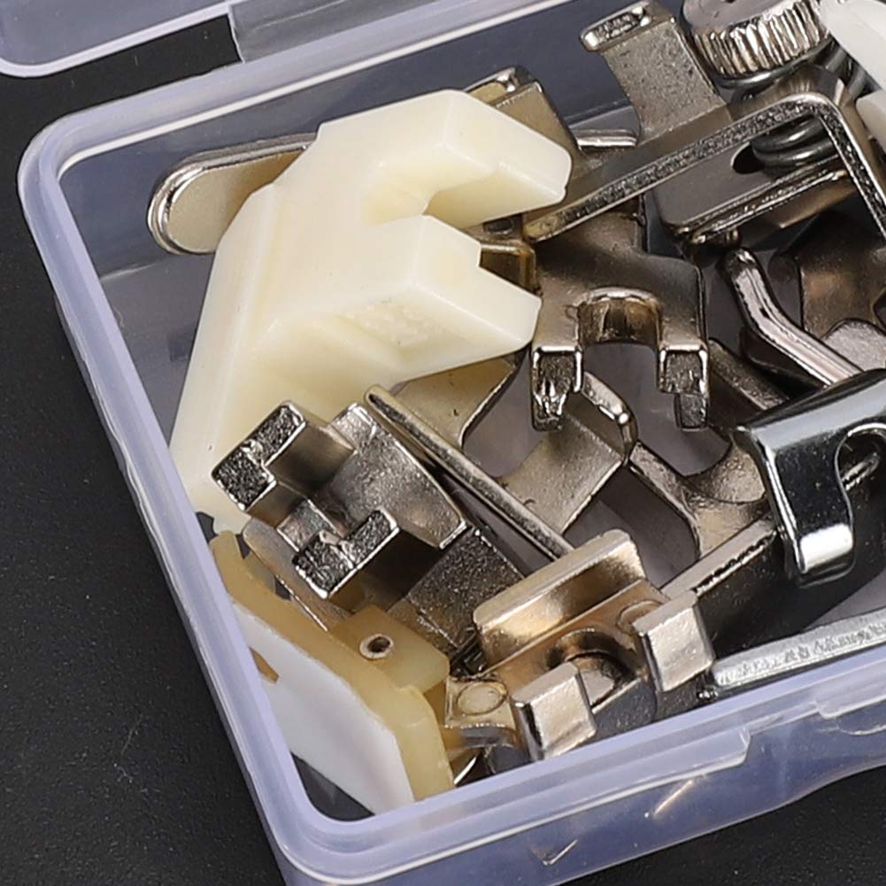 Okuyonic Firm Presser Foot Set - 10-Piece Multifunctional Sewing Machine Accessories Kit for Quilting, Embroidery & Dressmaking | Compatible with Most Sewing Machines | Perfect for DIY Crafts, Home Decor & Fabric Projects