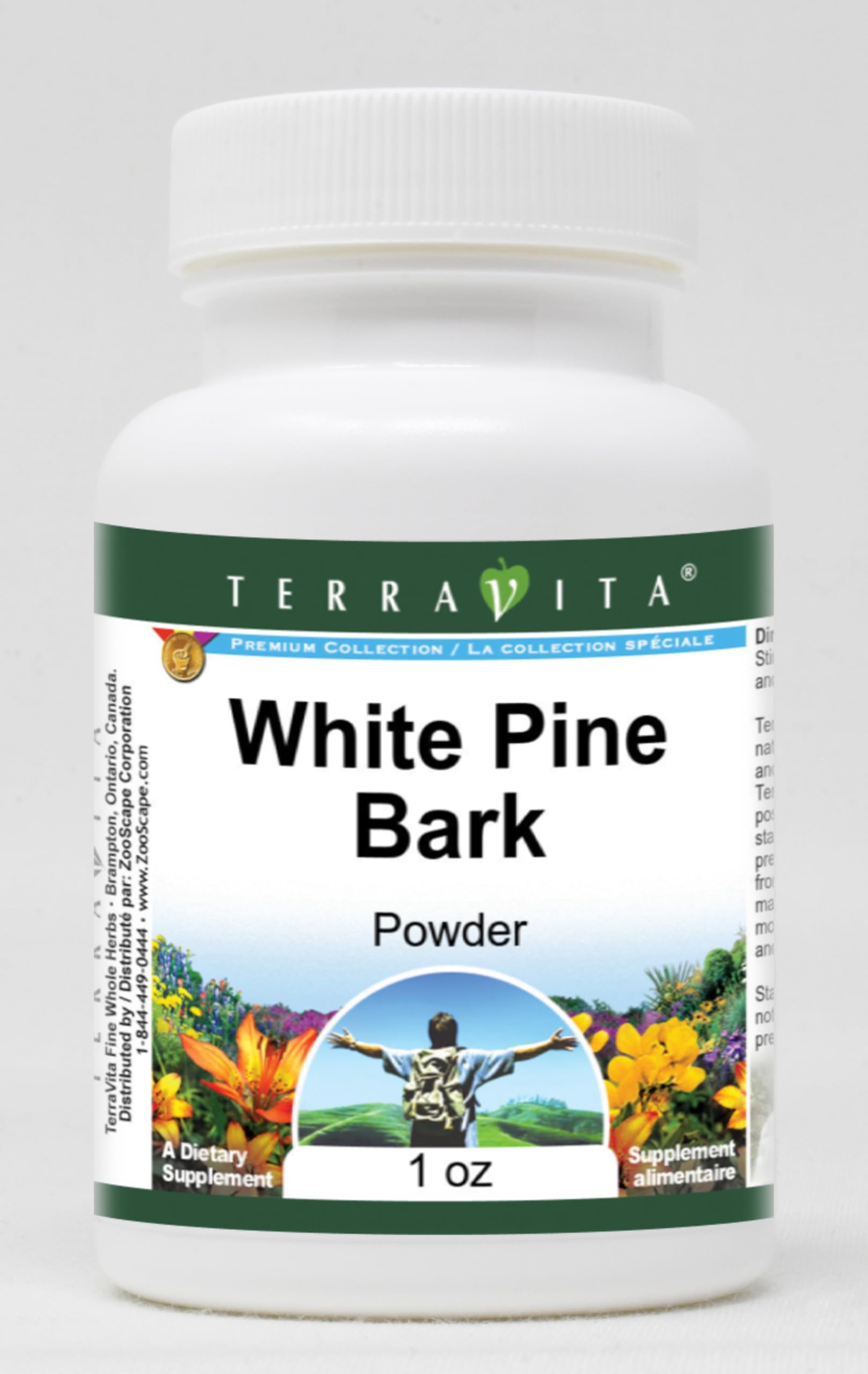Premium White Pine Bark Powder 1 oz (ZIN: 511391) - Natural Supplement for Immune Support & Antioxidant Benefits - Perfect for Smoothies, Teas, and Wellness Recipes