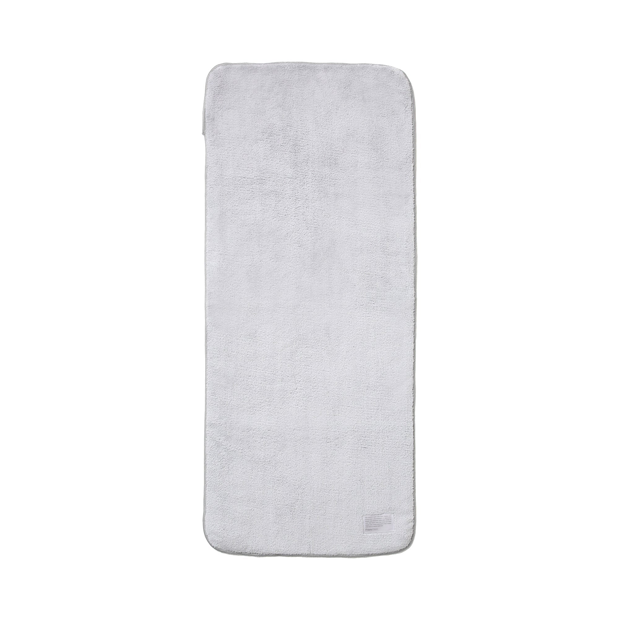 Premium Microfiber Face Towel - Soft & Absorbent Gray Facial Towel for Skincare, Makeup Removal & Gym Use