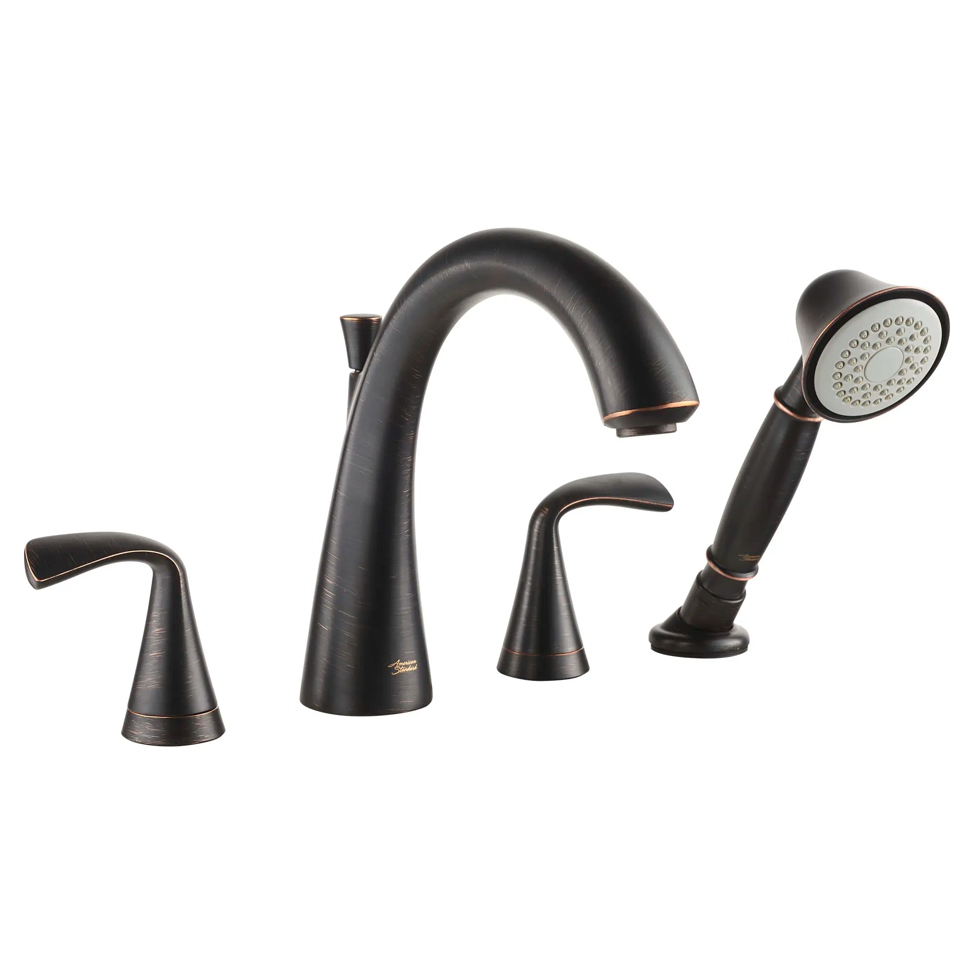 Fluent® Bathtub Faucet with Lever Handles & Personal Shower - Compatible with Flash® Rough In Valve - Perfect for Modern Bathroom Renovations and Spa-Like Shower Experiences