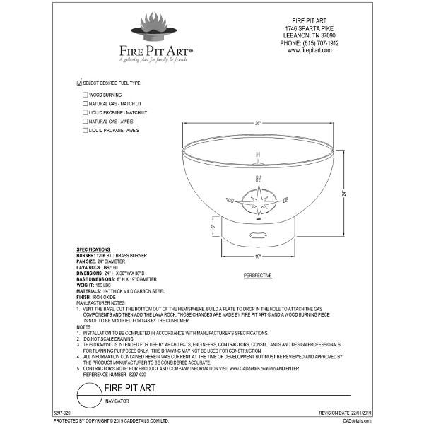 Portable Outdoor Navigator Fire Pit - Stainless Steel Camping Fire Bowl for Backyard, Patio & Beach - Perfect for Bonfires, S'mores & Outdoor Gatherings