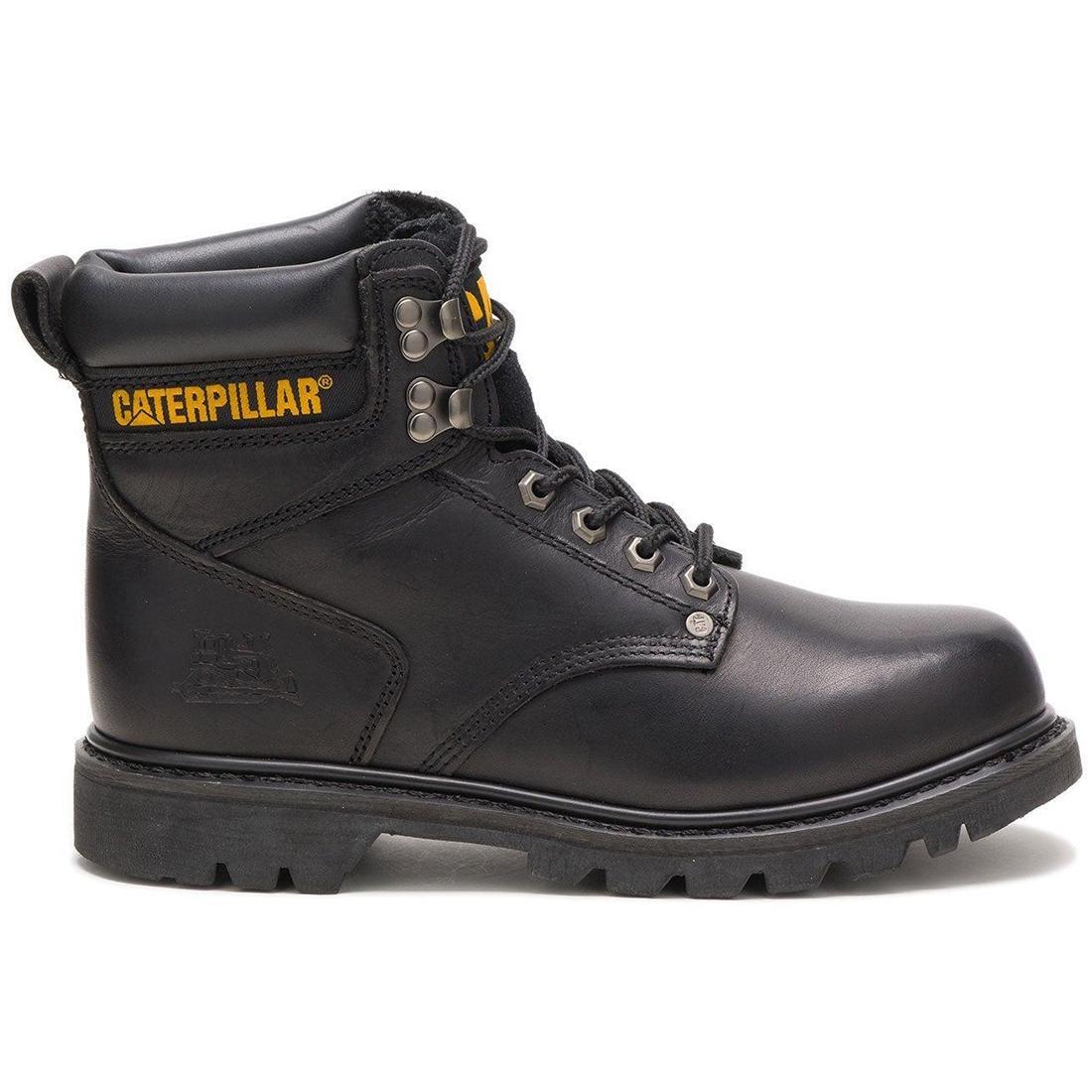 Second Shift Soft Toe Work Boots for Men - Black Safety Shoes for Construction & Warehouse - Comfortable Non-Slip Work Boots for Long Shifts