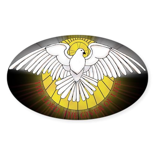 Clear - Holy Spirit Rectangle Sticker