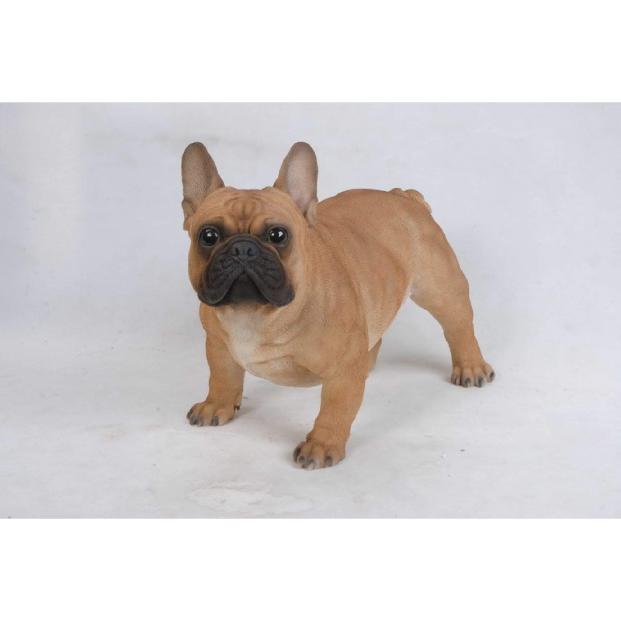 French Bulldog Outdoor Garden Statue - 20 Inch Handcrafted Decorative Sculpture for Patio, Lawn, and Yard Decor