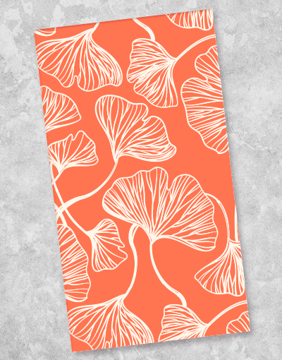 Graceful Gingko Guest Towel Napkins - 36 Count, Premium Absorbent Paper Towels for Elegant Dinner Parties, Bridal Showers & Upscale Events