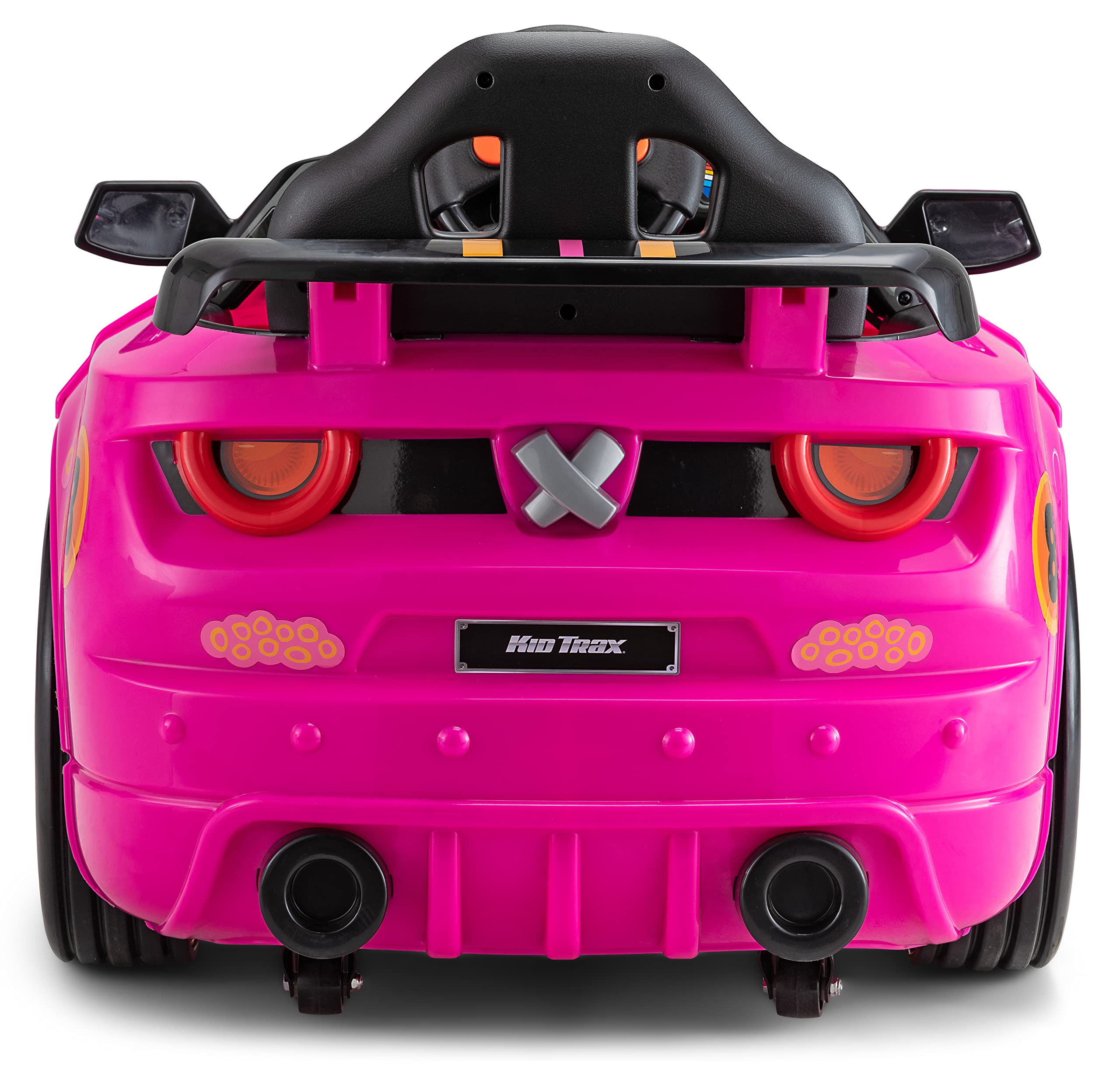 Kid Trax Dizzy Racers 6V Ride On Car for Toddlers - 360° Spinning Electric Toy Car with Big Wheels, Indoor & Outdoor Play - Pink Ride-On Vehicle for Boys & Girls Ages 2-5 (66 lbs Weight Limit) - Perfect for Birthday Gifts, Backyard Fun, and Preschool Playtime