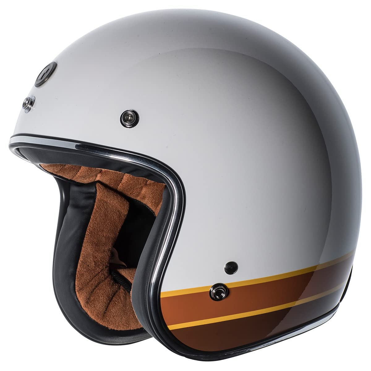TORC T50/Del Mar Open Face 3/4 Motorcycle Helmet with Premium Graphics - DOT Approved for Men & Women - Cruiser, Scooter & Vintage Bike Riding Safety Gear