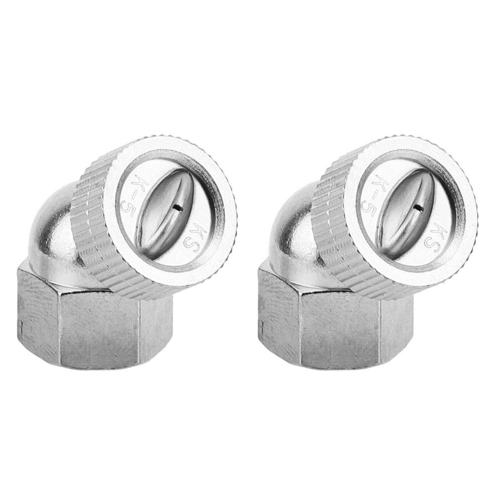 45 Degree Water Spray Nozzle - 2PCS Garden Hose Spray Head for Efficient Watering, Time & Water Saving - Perfect for Home Gardening, Balcony Plants & Outdoor Lawn Care