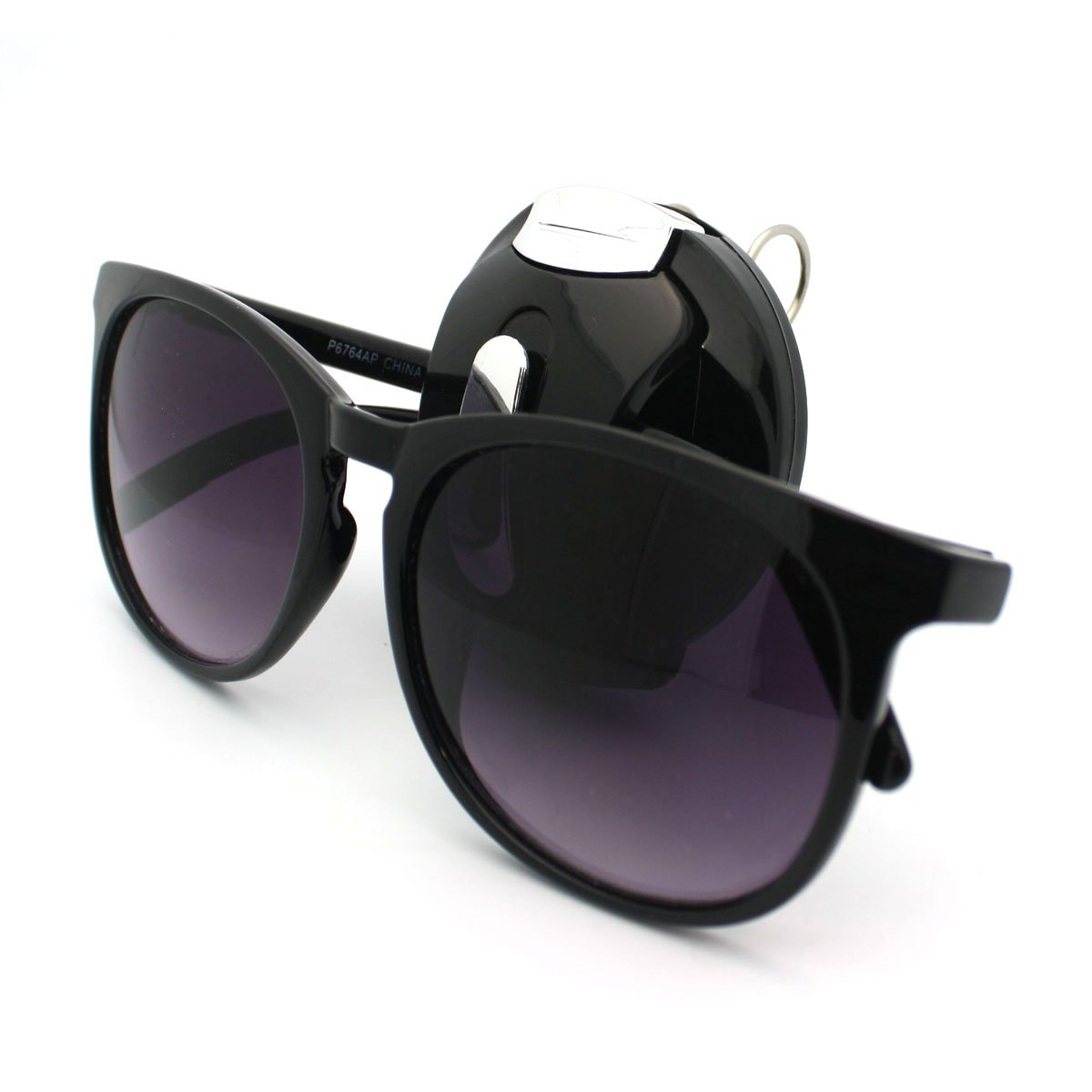 SA106 Car Visor Sunglasses Clip - UV Protection Polarized Sunglass Holder for Driving, Travel & Outdoor Activities - Perfect for Road Trips, Commuting and Beach Days