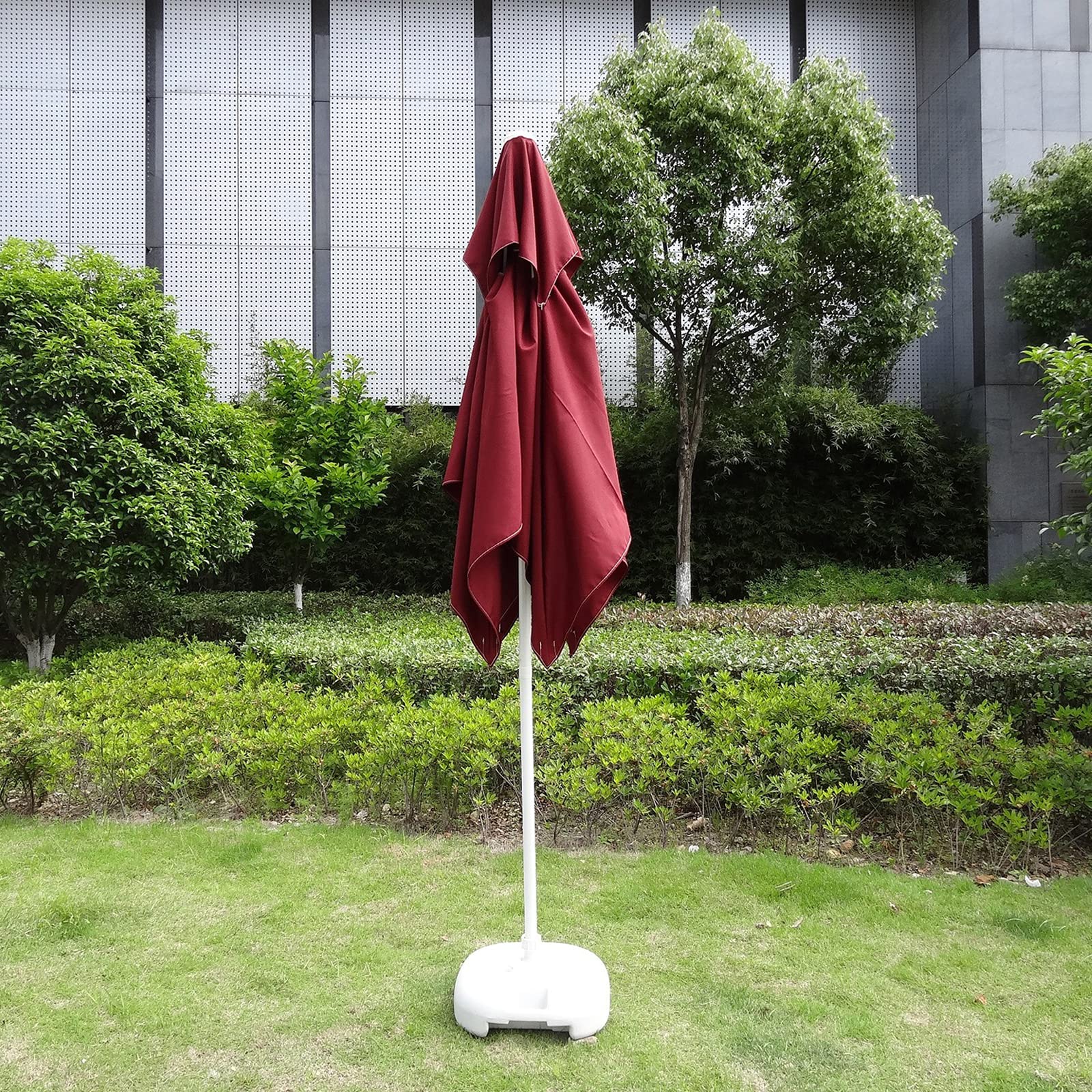 6.5 x 6.5 ft Square Patio Umbrella Replacement Canopy - Outdoor Table Umbrella Top for 4-Rib Umbrellas | Perfect for Backyard, Poolside, and Outdoor Dining Areas
