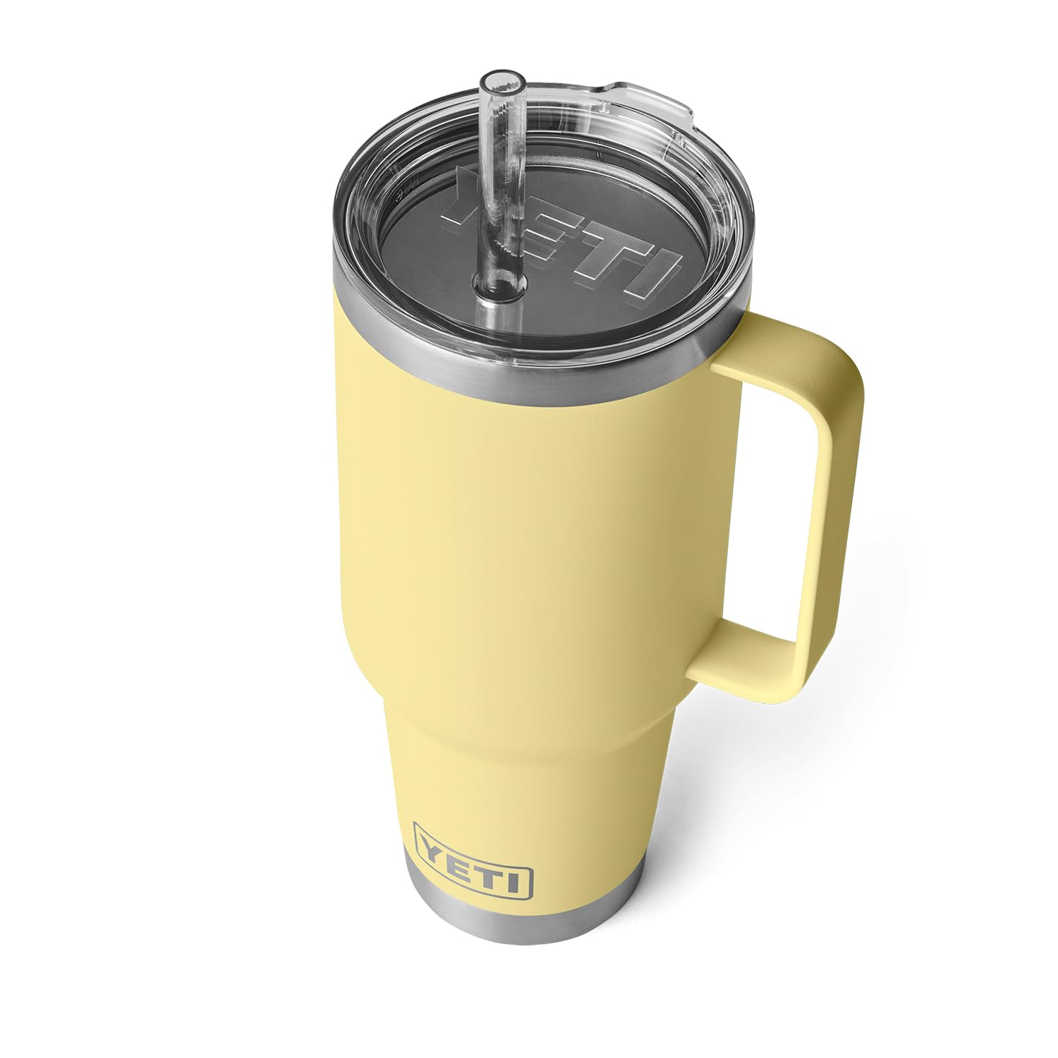 YETI Rambler 42 oz Stainless Steel Vacuum Insulated Straw Mug - Daybreak Yellow | Leakproof Travel Tumbler for Coffee, Iced Drinks & Outdoor Adventures