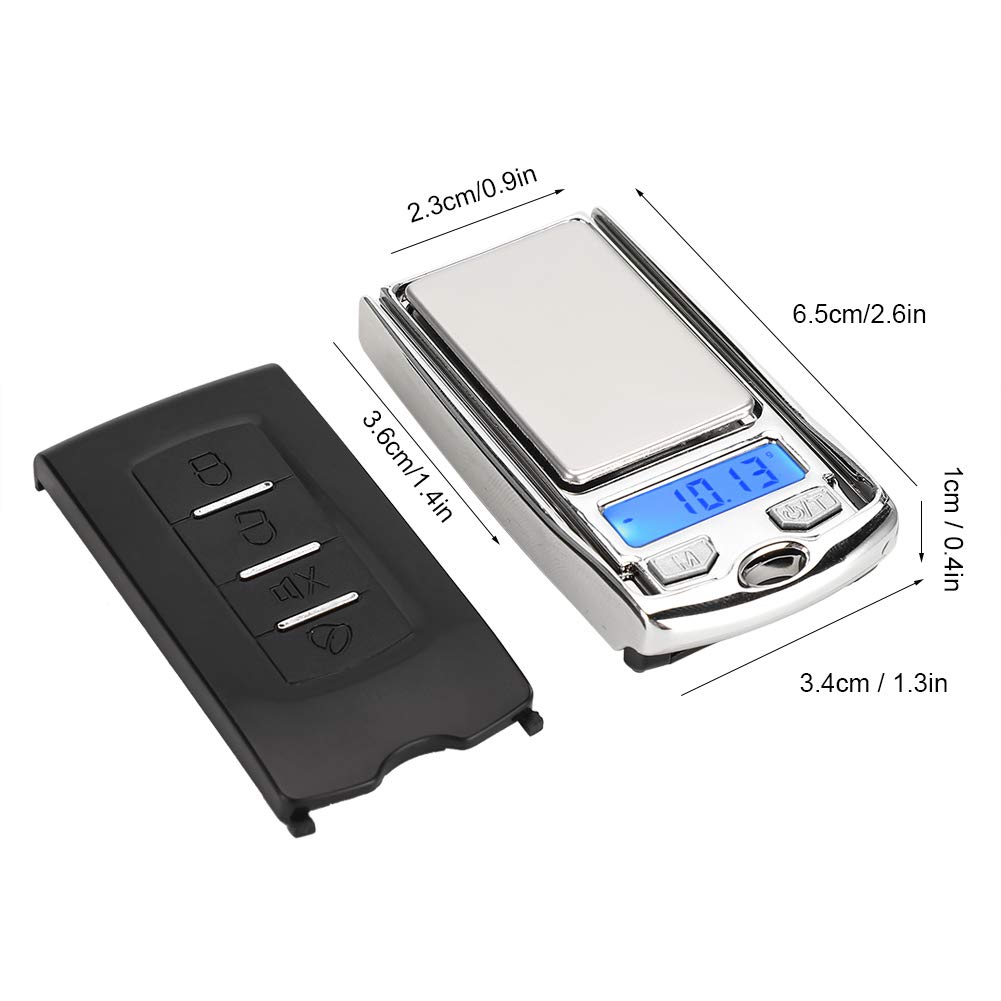100g/0.01g Precision Digital Kitchen Scale - Mini Food Scale for Baking, Cooking, Weight Loss & Jewelry (Grams/Ounces/Grains) | Perfect for Meal Prep, Coffee Brewing & Postal Weighing