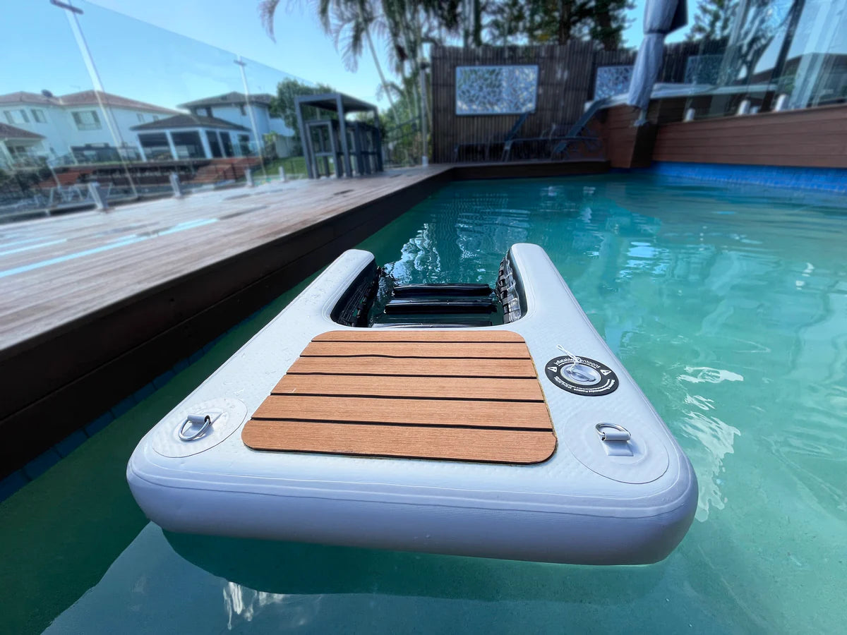 Inflatable Pontoons for Boats - Lightweight & Portable Inflatable Dog Ramp for Easy Water Access | Perfect for Kayaks, Canoes & Beach Trips with Pets