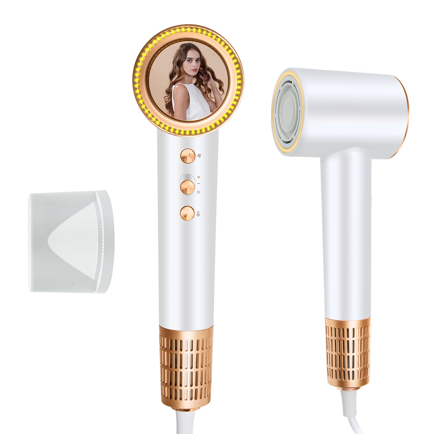 Professional High-Speed Hair Dryer for Salon-Quality Blowouts - Lightweight & Fast Drying for Home & Travel Use
