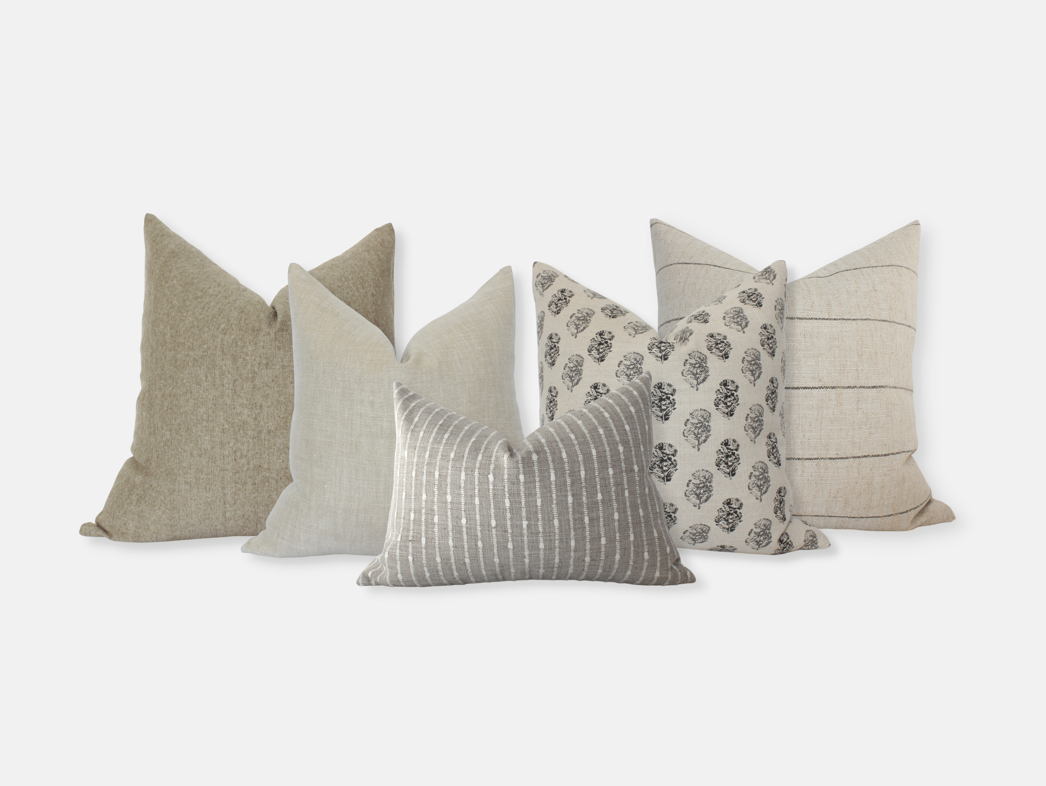 Premium Sela Sofa Pillow Set of 5 - Soft Decorative Throw Cushions for Living Room, Bedroom & Outdoor Furniture - Perfect for Home Decor, Comfort & Style