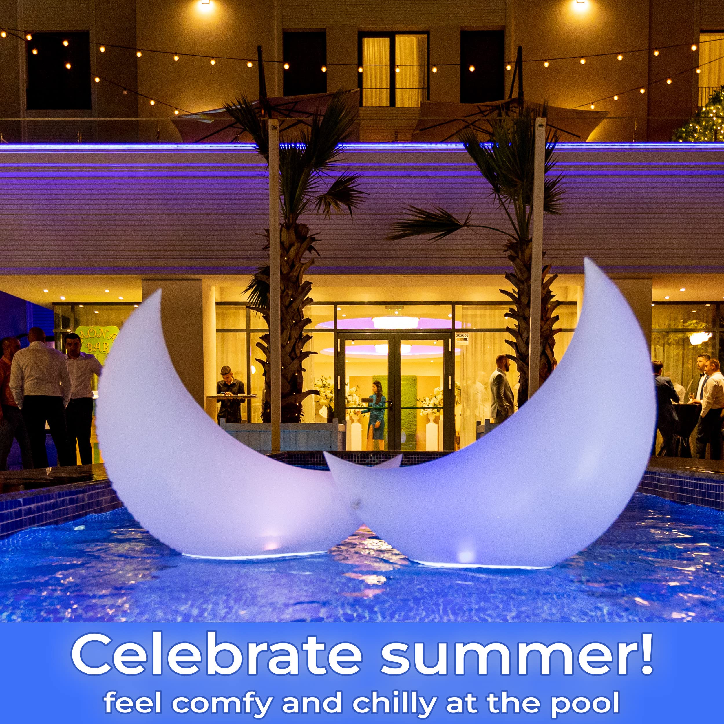 Solar Powered Floating Pool Light - 24