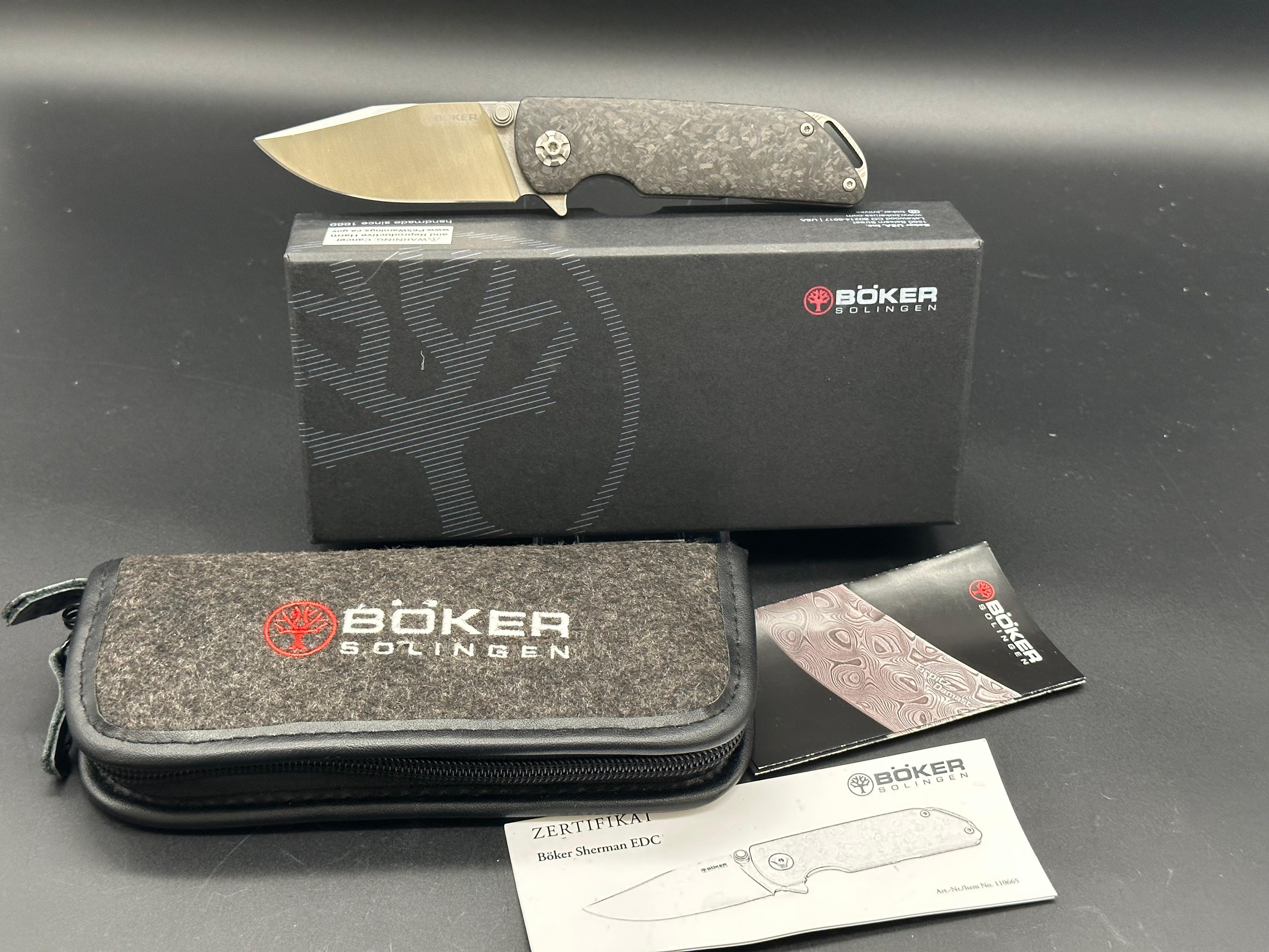 Boker M4 Sherman Magnacut Folding Knife - Premium EDC Pocket Knife for Outdoor, Camping, Hiking & Survival Gear