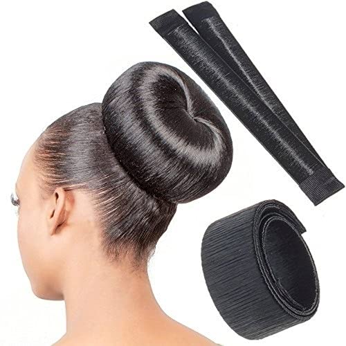 ASG 2 Pack Black Magic Hair Twist - Perfect Hair Juda Bun Maker for Women & Girls - Hair Accessories for Ponytails, Buns & Updos (Great for Work, Parties & Everyday Styling)