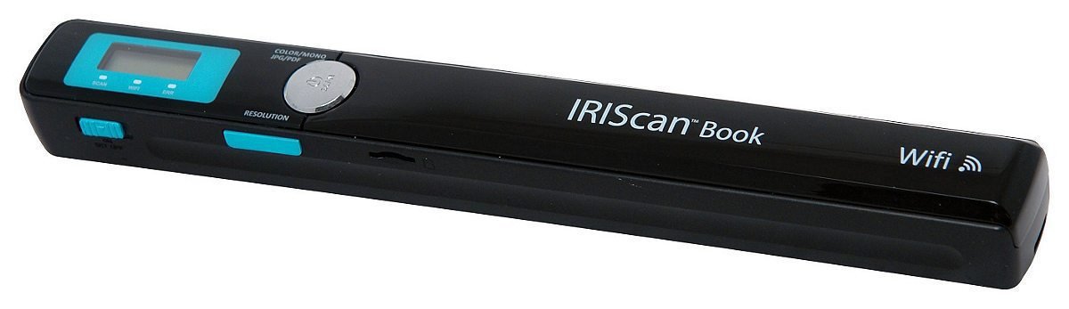 IRIScan Book 3 Executive Wireless Portable Scanner - 900 dpi High-Resolution Color Scanning with WiFi Connectivity - Perfect for Office Documents, Books & Receipts Digitization
