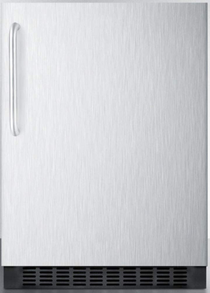 Summit FF64BXSSTB Stainless Steel Wine and Beverage Refrigerator - Perfect for Home Bars, Restaurants, and Entertaining Guests