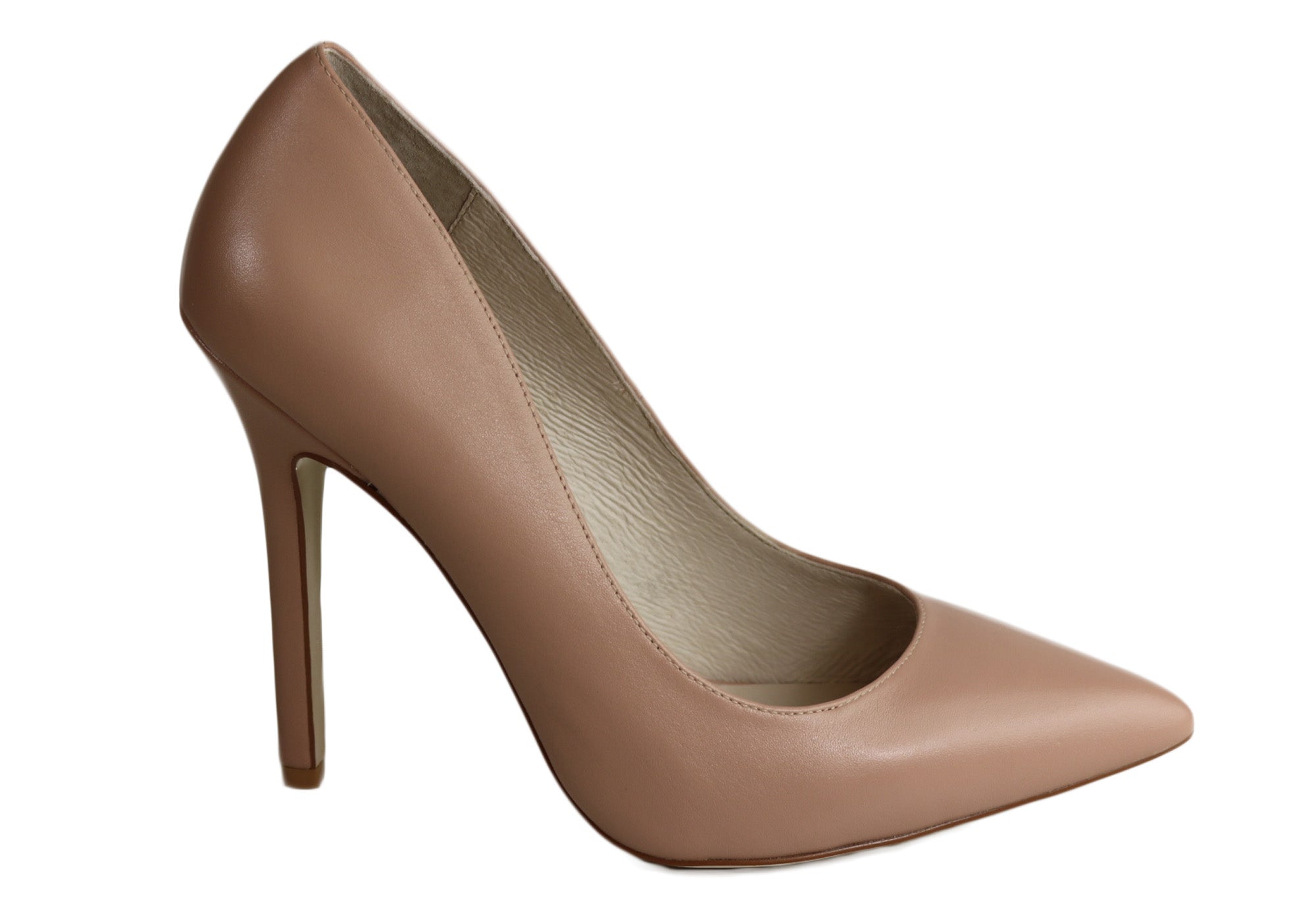 RMK Cadha Women's Leather High Heel Pointed Toe Pump Shoes - Elegant Office & Party Dress Shoes for Professional Women
