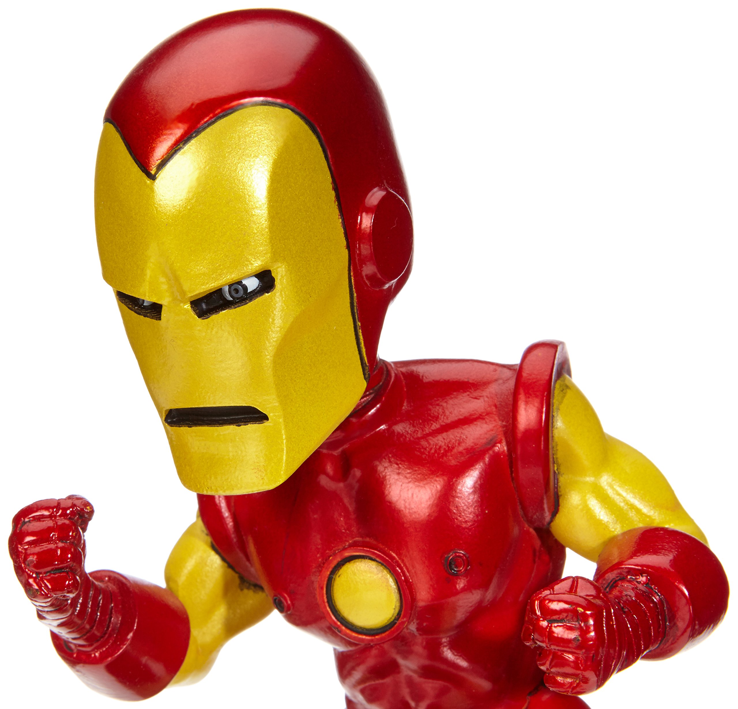 NECA Marvel Classic Head Knocker Iron Man Action Figure - 8 Inch Collectible Toy for Superhero Fans | Perfect for Display, Gifts, and Marvel Collections